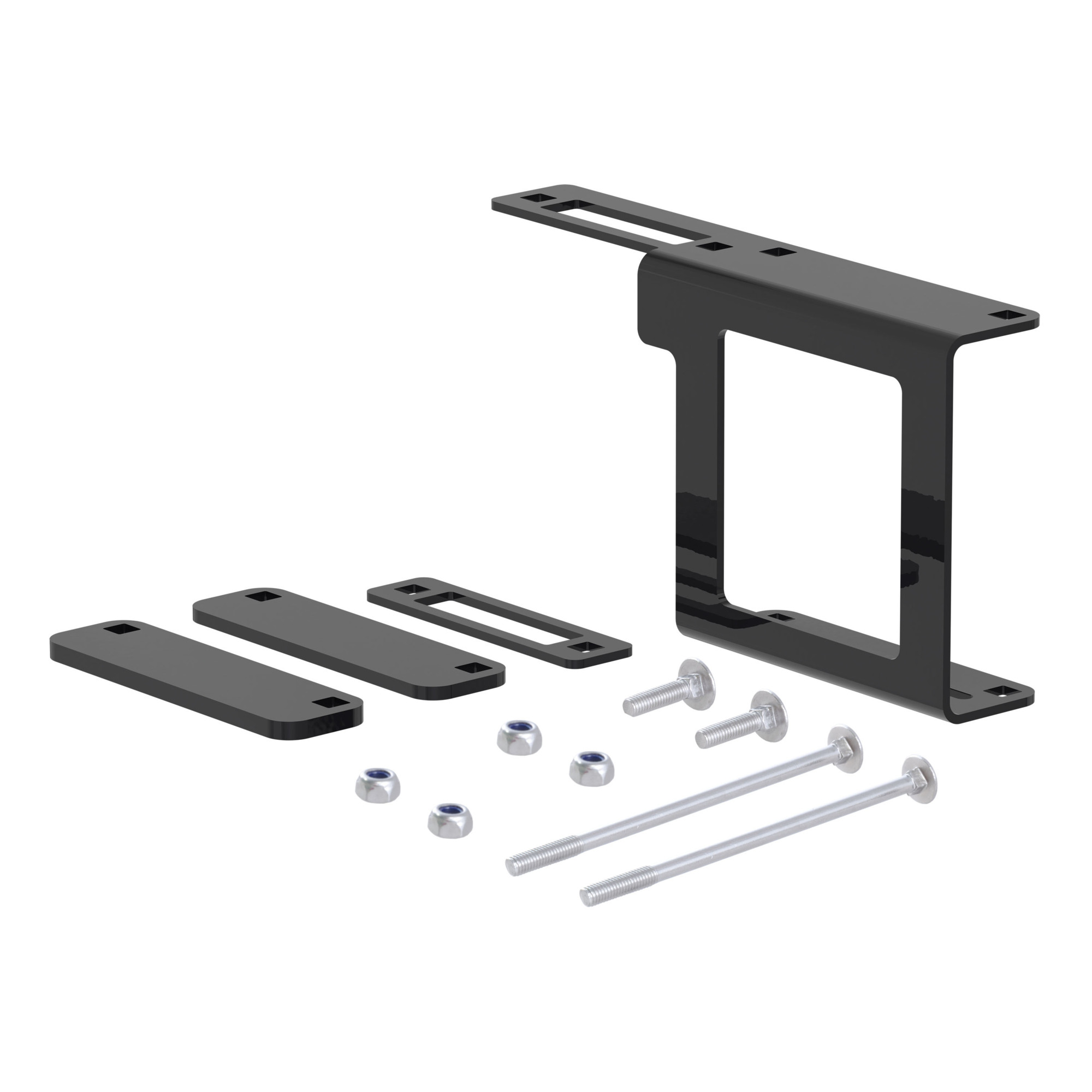 Curt Manufacturing Easy-Mount Vehicle Trailer Wiring Connector Bracket — 2in. Receiver, 4 or 5-Way Flat, Model# 58001