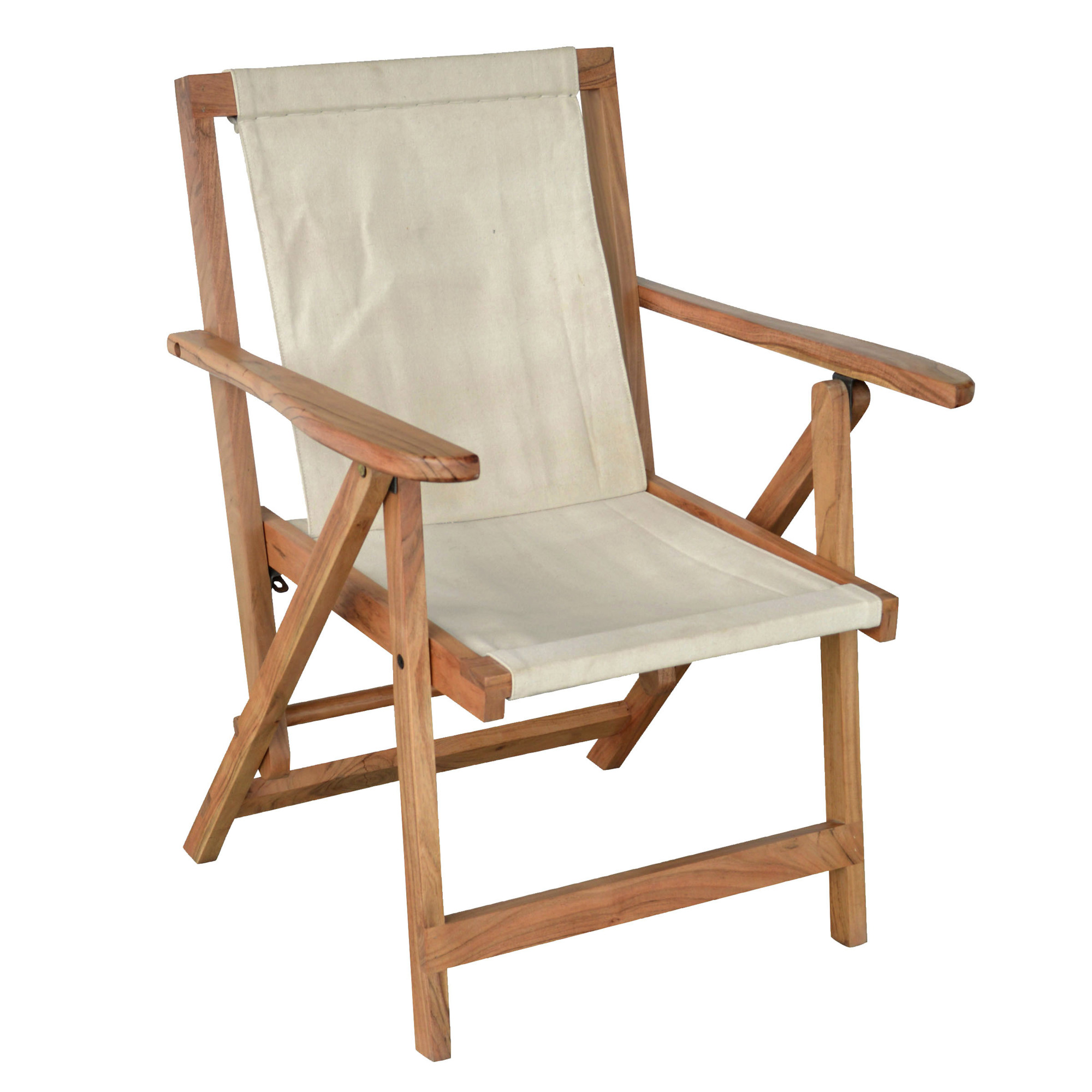 Buffalo Tools Buffalo Outdoor Acacia Deck Chair — 250-Lb. Capacity, Folding, 29in. x 38in. x 41in., Model# AWFDC