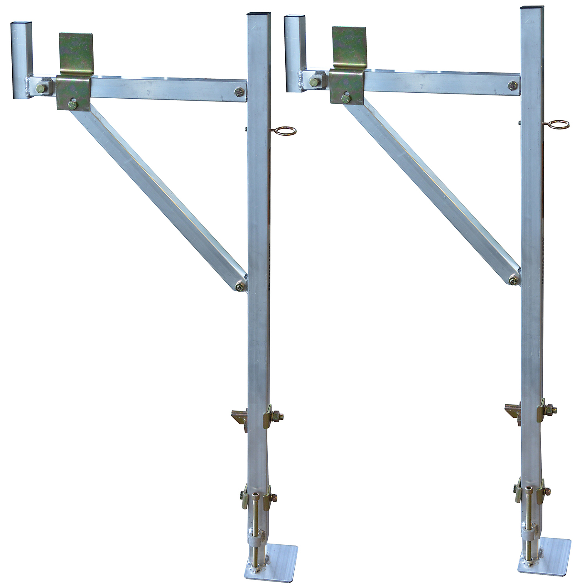 Buffalo Tool Pro-Series Y-Style Side Mount Utility Truck Rack — Aluminum, 250-Lb. Capacity, Adjustable, Model# AYMUTRACK