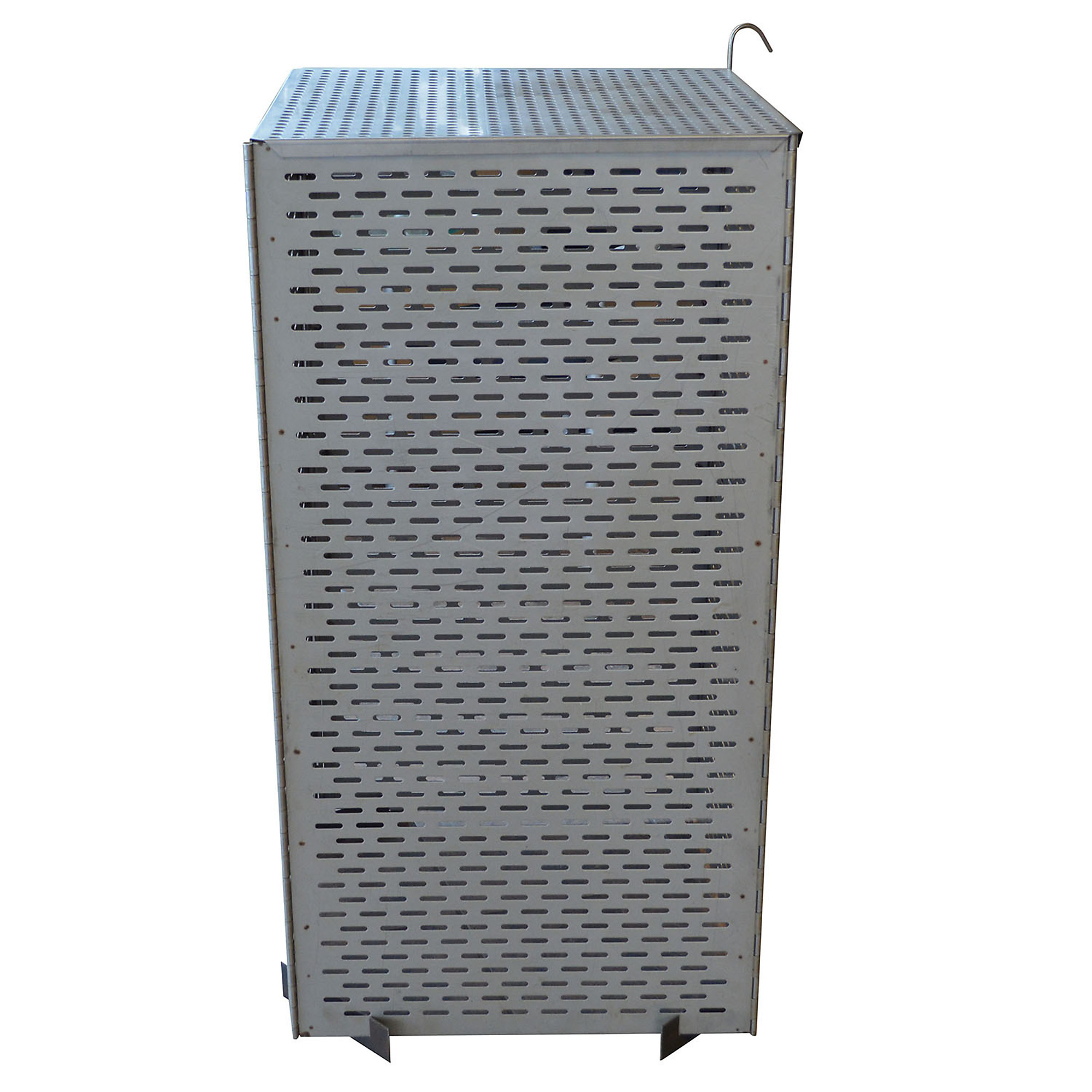 Sportsman Safeburn Foldable Fire Cage — 17-Ga. Stainless Steel, Vented Lid, 22in. x 42.5in. x 1in., Model# FCAGE