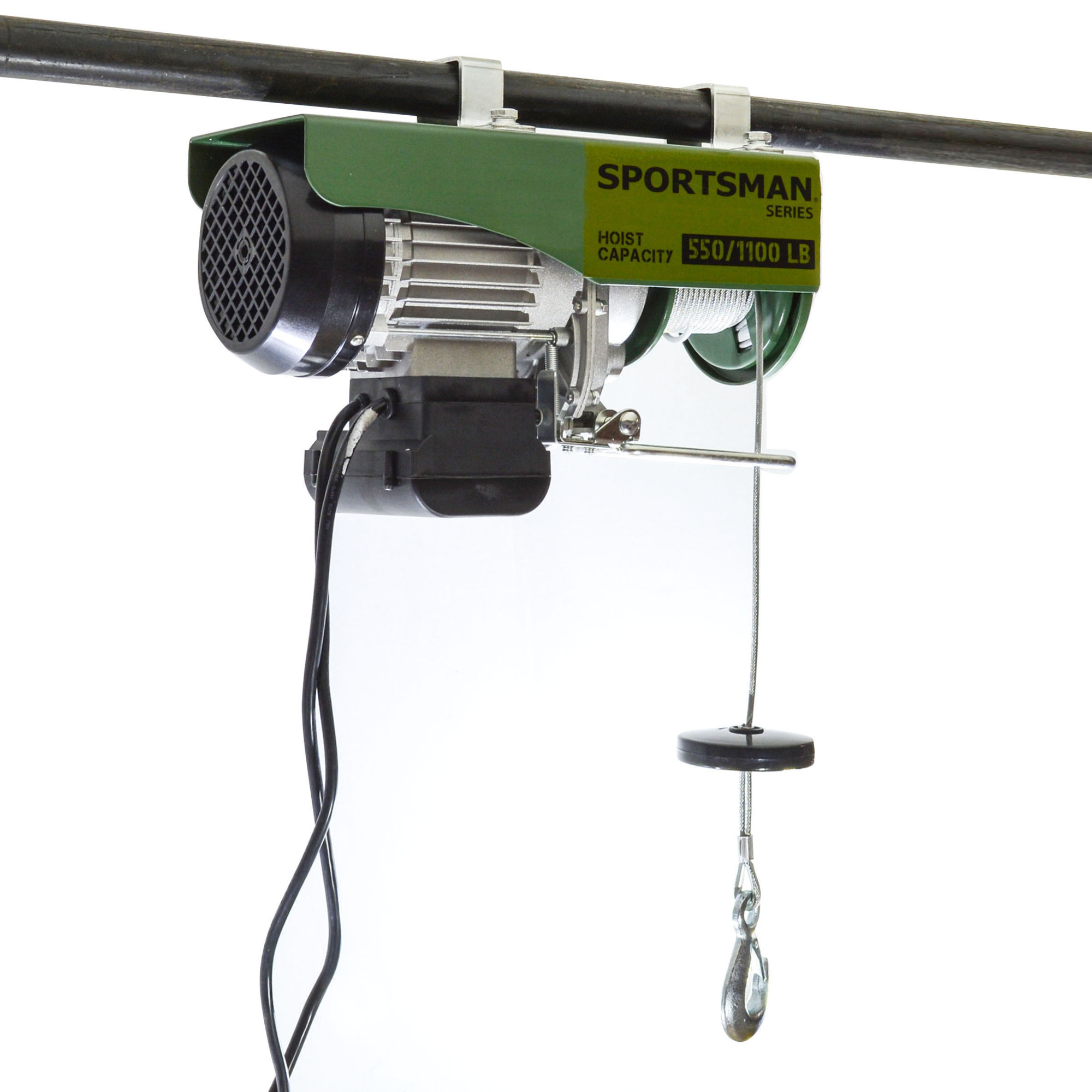 Buffalo Tools Buffalo Outdoor Electric Hoist — 550-1100 Lb. Capacity, 1.3 HP, 120V, Model# EHOIST1100