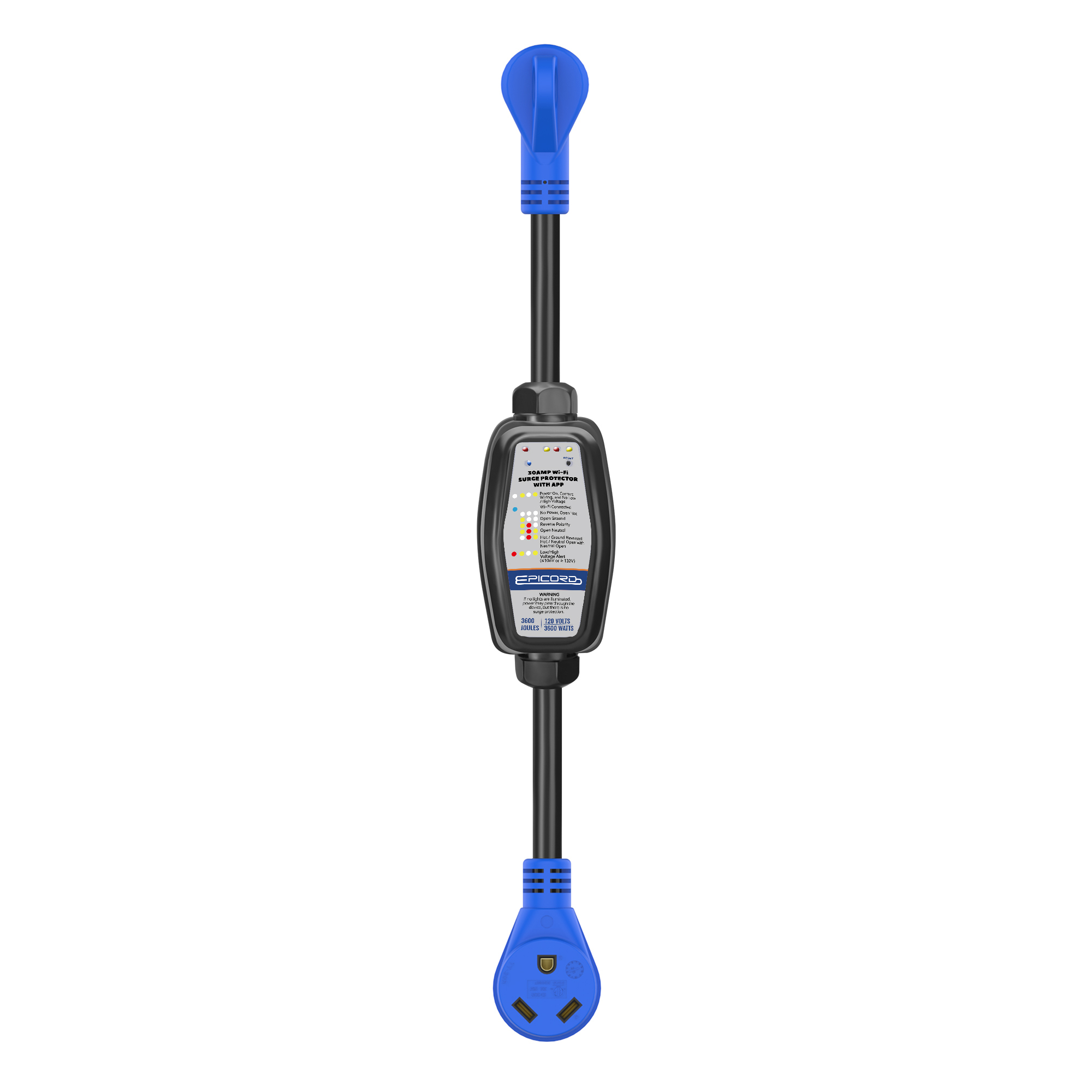 Adsafe Portable RV Surge Protector — 30 Amp, WiFi, Model# EXRV30M30FSP-WF
