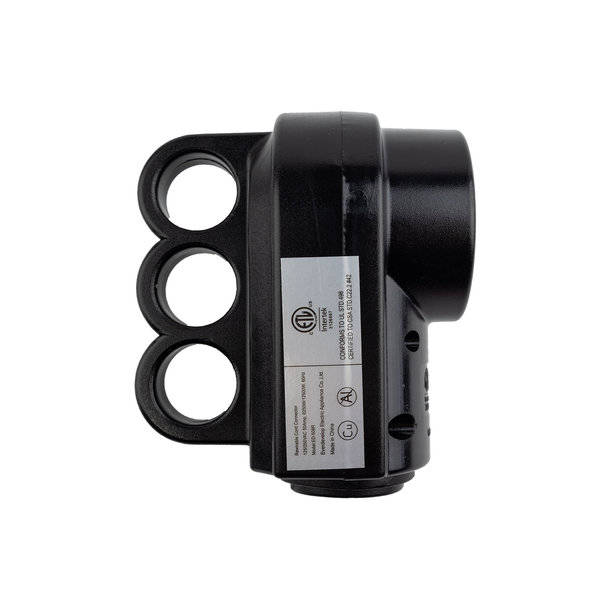 Power Sentry 50-Amp RV Replacement Receptacle — PVC, Durable, Compact, Model# GLRV50FR