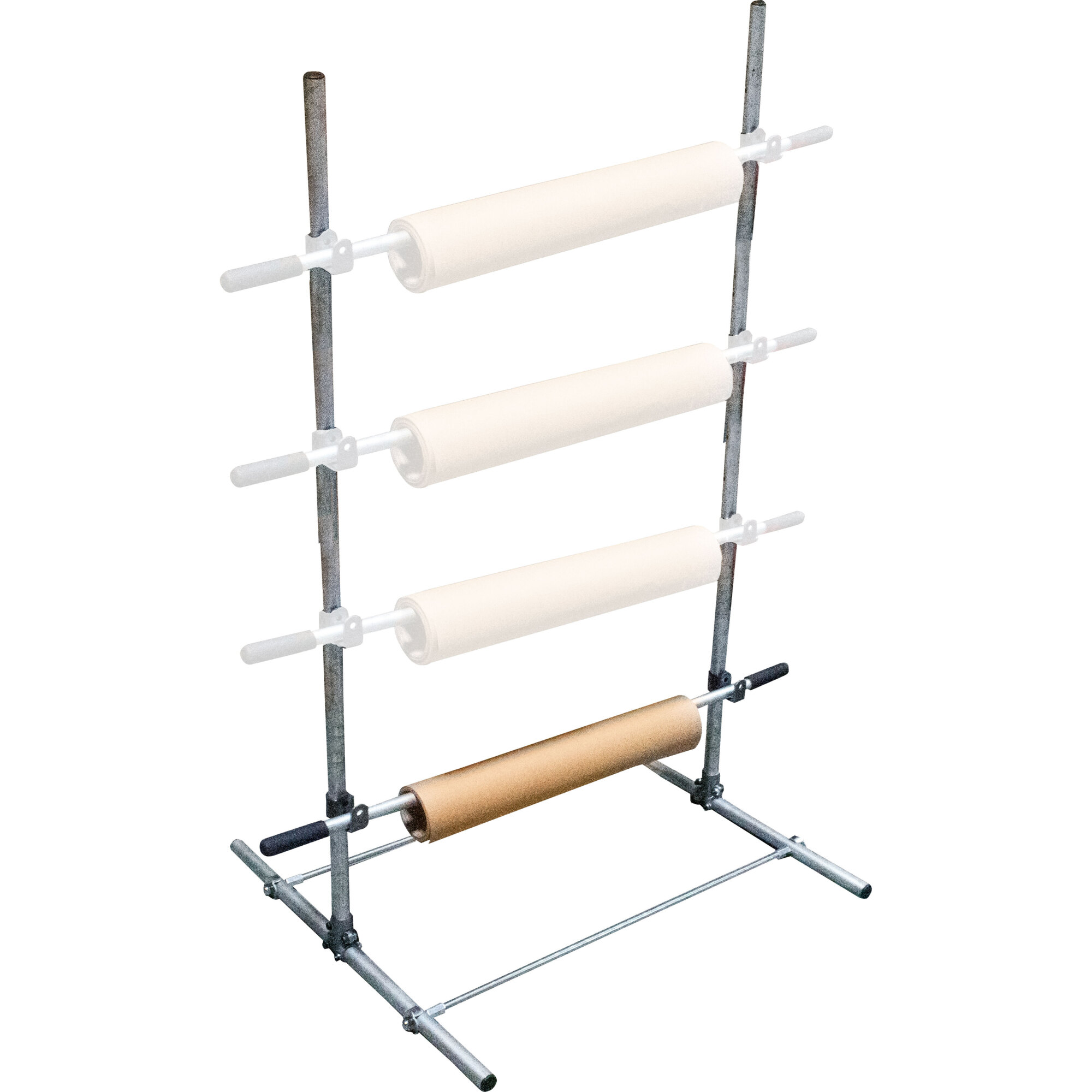 Encore Packaging - Economy Paper/Poly Tubing Dispenser Kit - Floor Top Mount - 1 Tier - 36" EP-5912-36-L