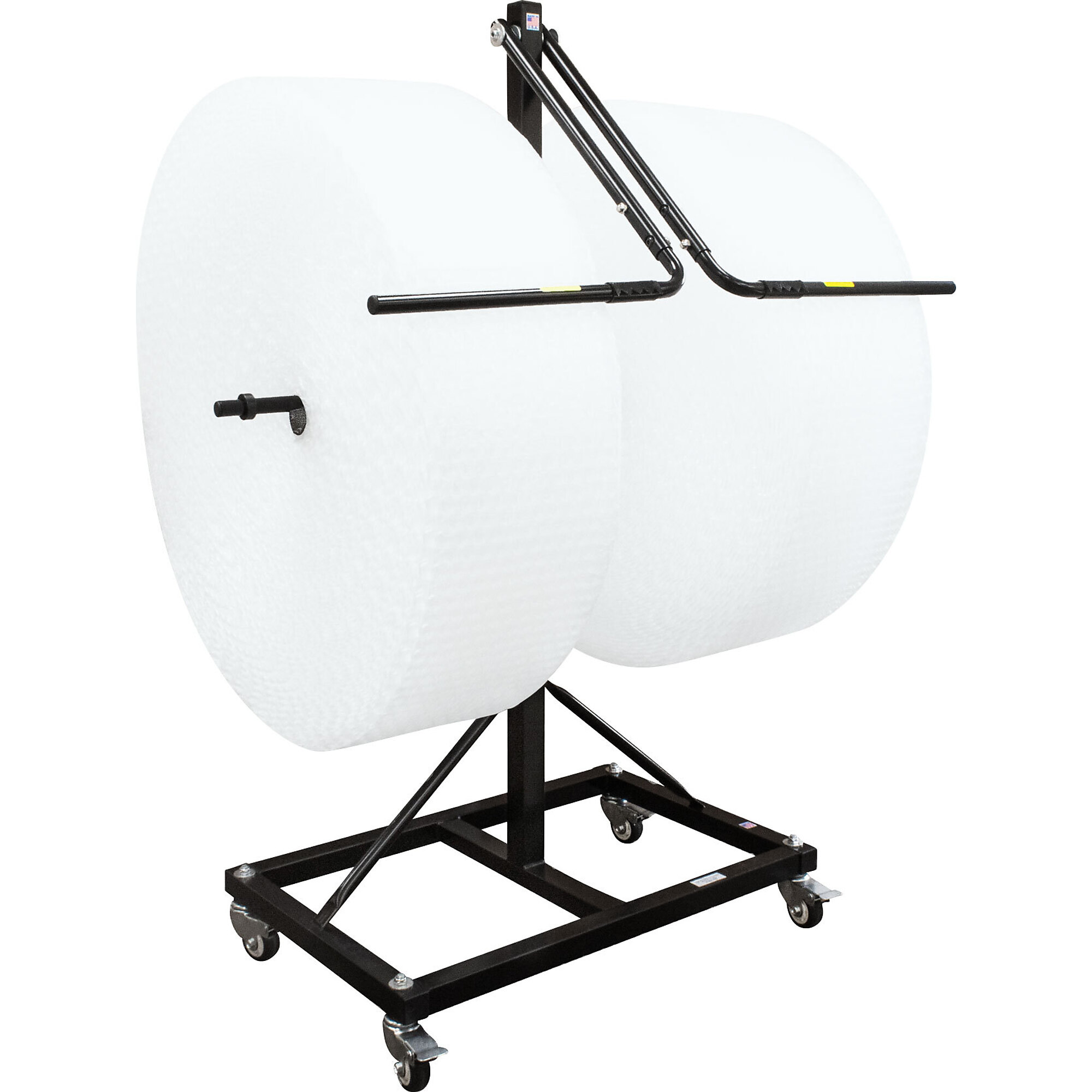 Encore Packaging - Floor Unit Material Dispenser with Double Arm - 12" EP-6220D-12