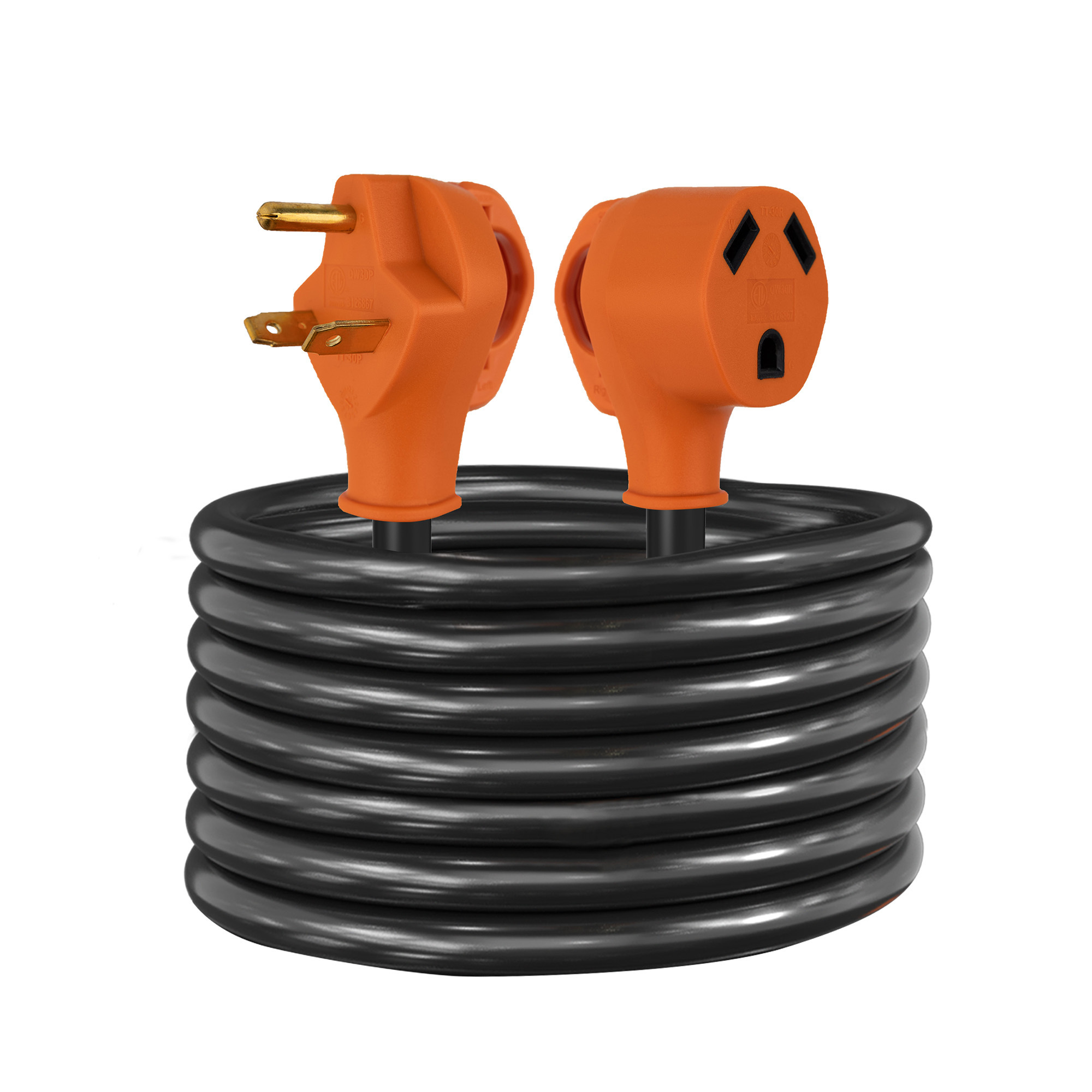 Power Sentry RV Extension Cord — 50ft., 30A, Durable Construction, Model# GLRVEX3050