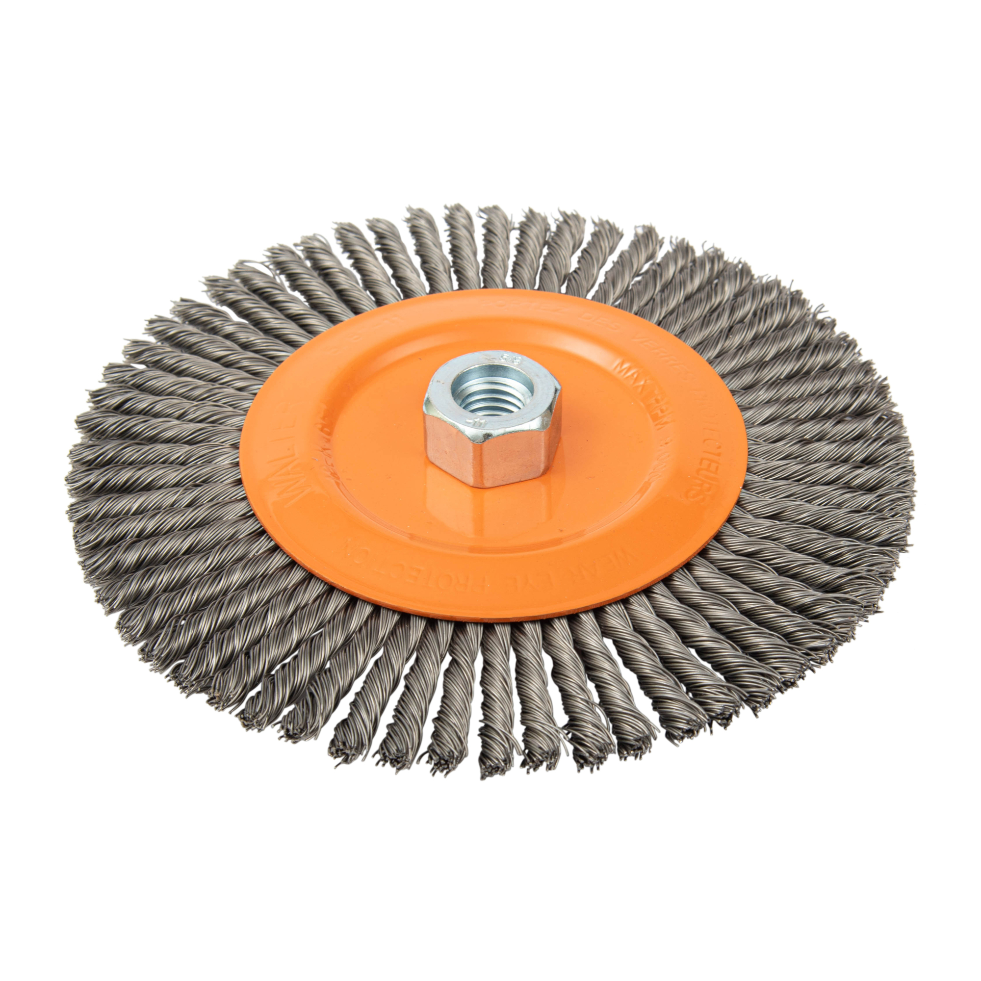 Walter Knot Brush — 6-7/8in. x 1/4in. x 5/8in., Industrial Quality Wire, Model# 13K654