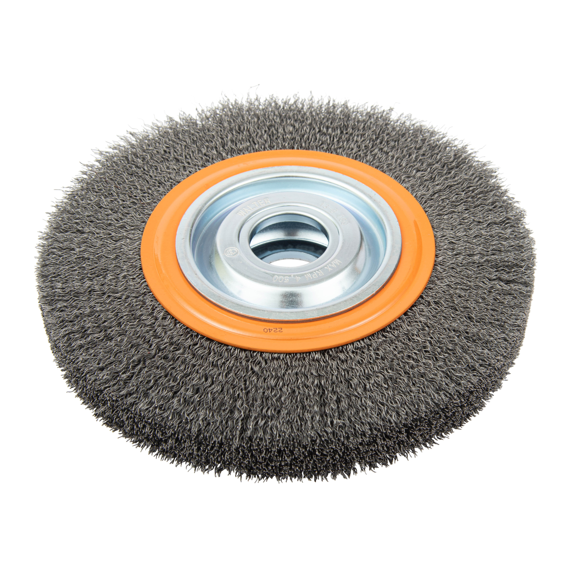 Walter Bench Grinder Brush — 8in., Industrial Quality Wire, Oil Hardened Steel or 304 Stainless, Model# 13B080