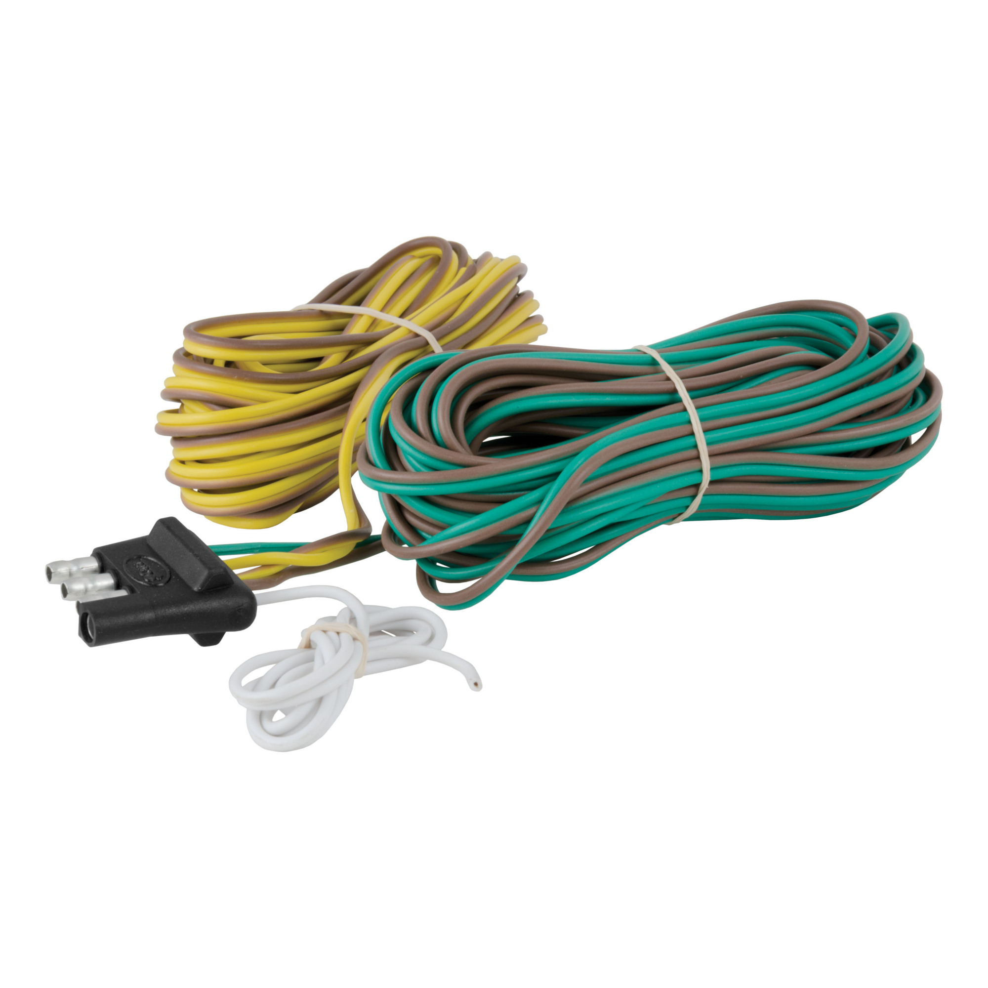 Curt Manufacturing 4-Pin Flat Wiring Harness — 20ft. Wires, Rubber-Molded, Model# 57220