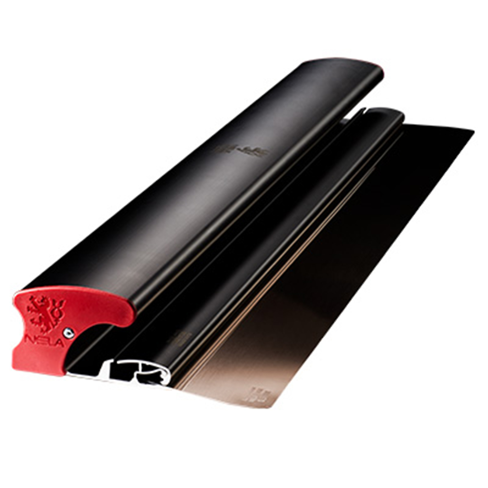 NELA Edge Black Edition Finishing Spatula — 24in., Stainless Steel Blade, Ergonomic Handle, Model# NELBLKFS24