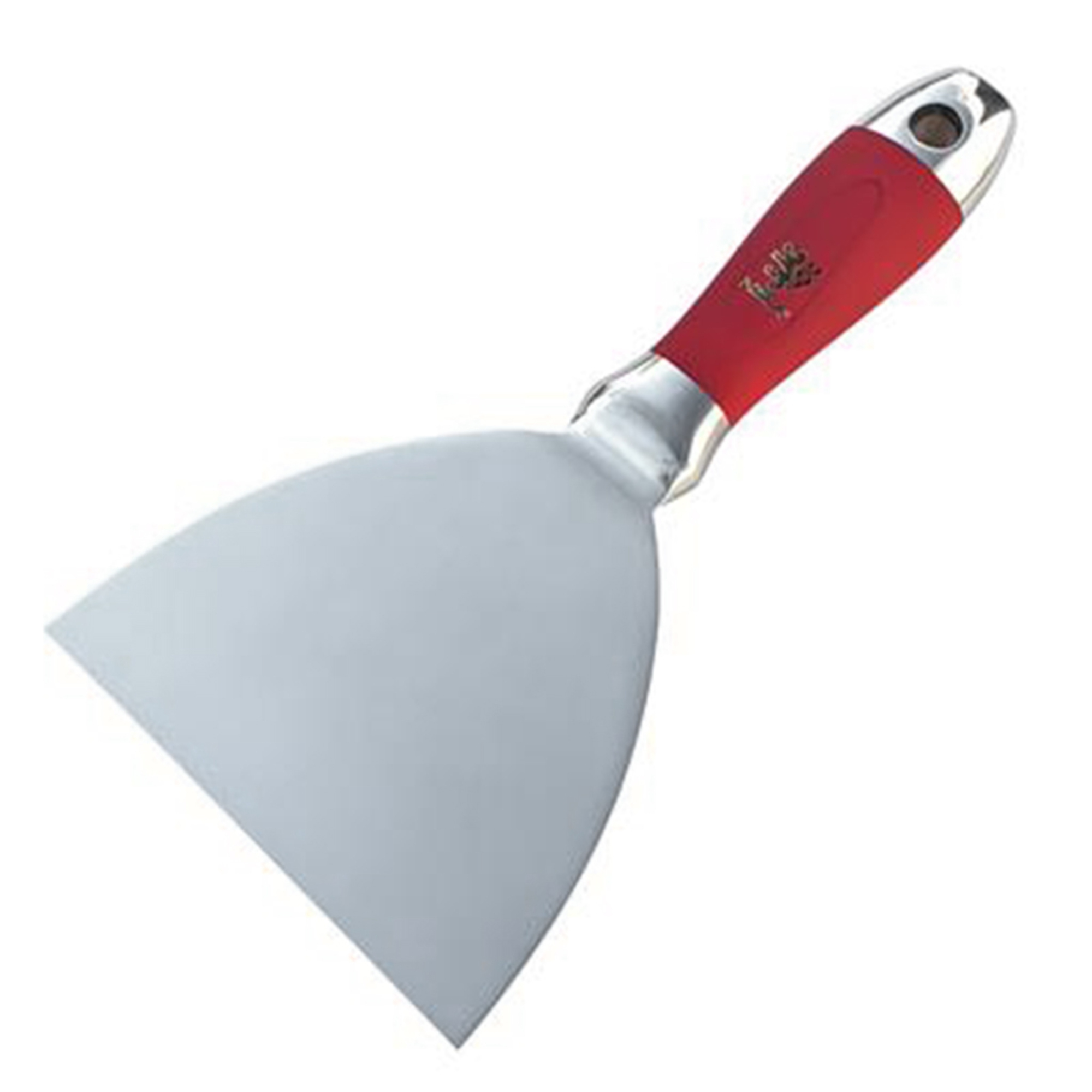 NELA Stainless Steel Putty Knife — 3in., Soft Grip Rubber Handle, Model# NEL3PUTTY