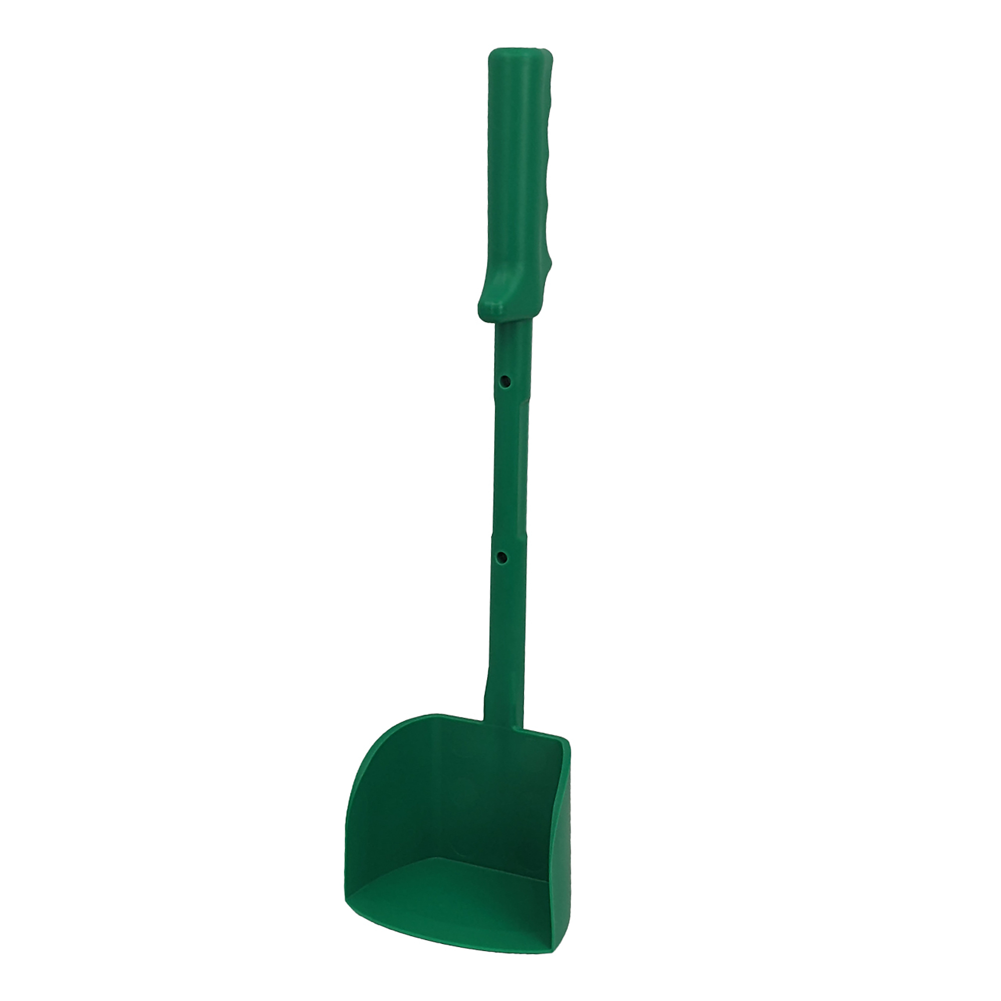 Wind-Lock Green Handle Bucket Dredger — Break-Resistant Plastic, Ergonomic Grip, Model# WLBDR