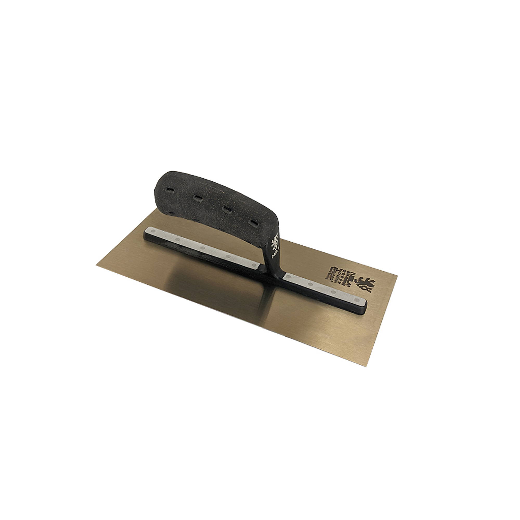NELA Black Edition Elite Premium Finishing Trowel — 5in. x 12in., Cork Handle, Model# NELBLKEL12