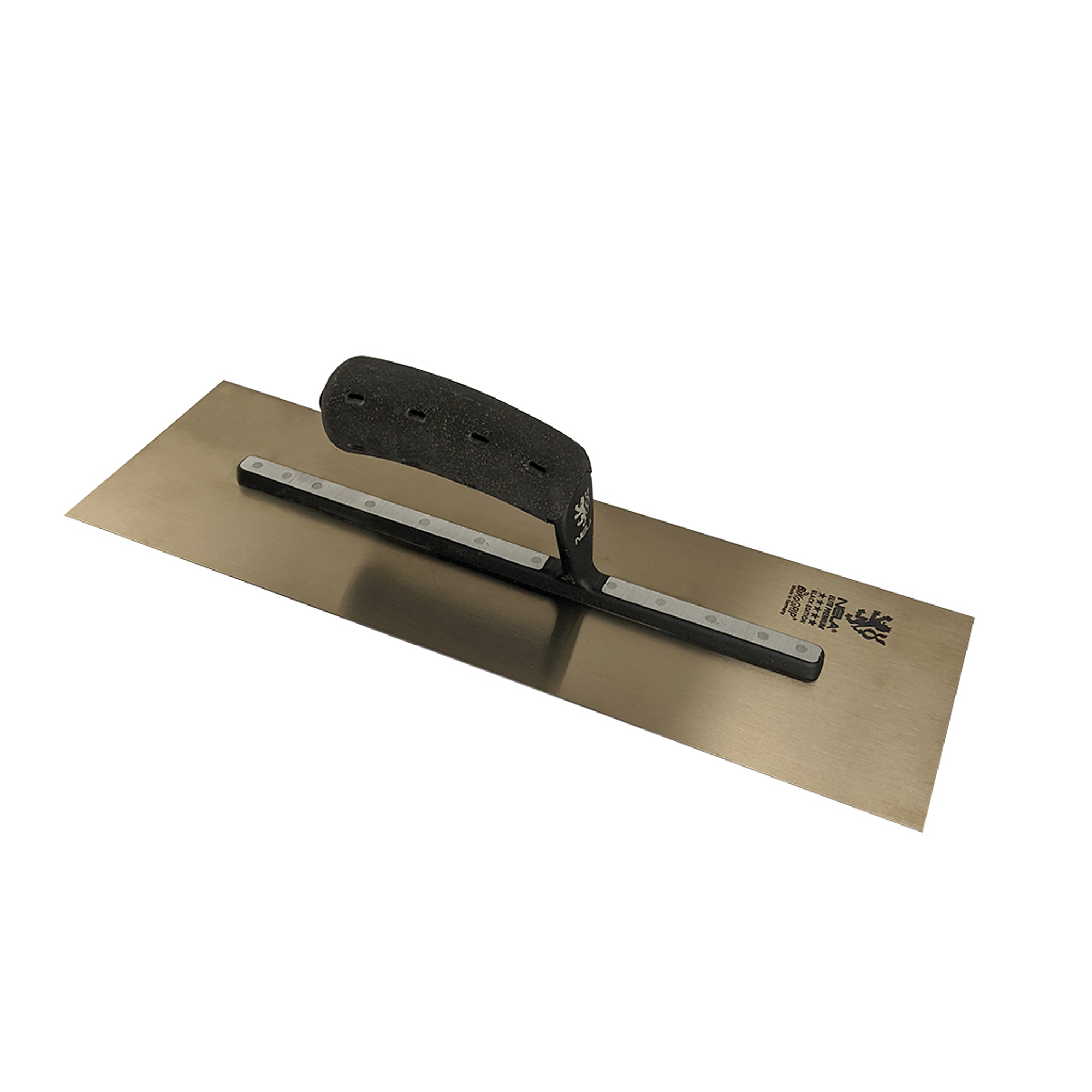 NELA Black Edition Elite Premium Finishing Trowel — 5in. x 16in., Cork Handle, Model# NELBLKEL16