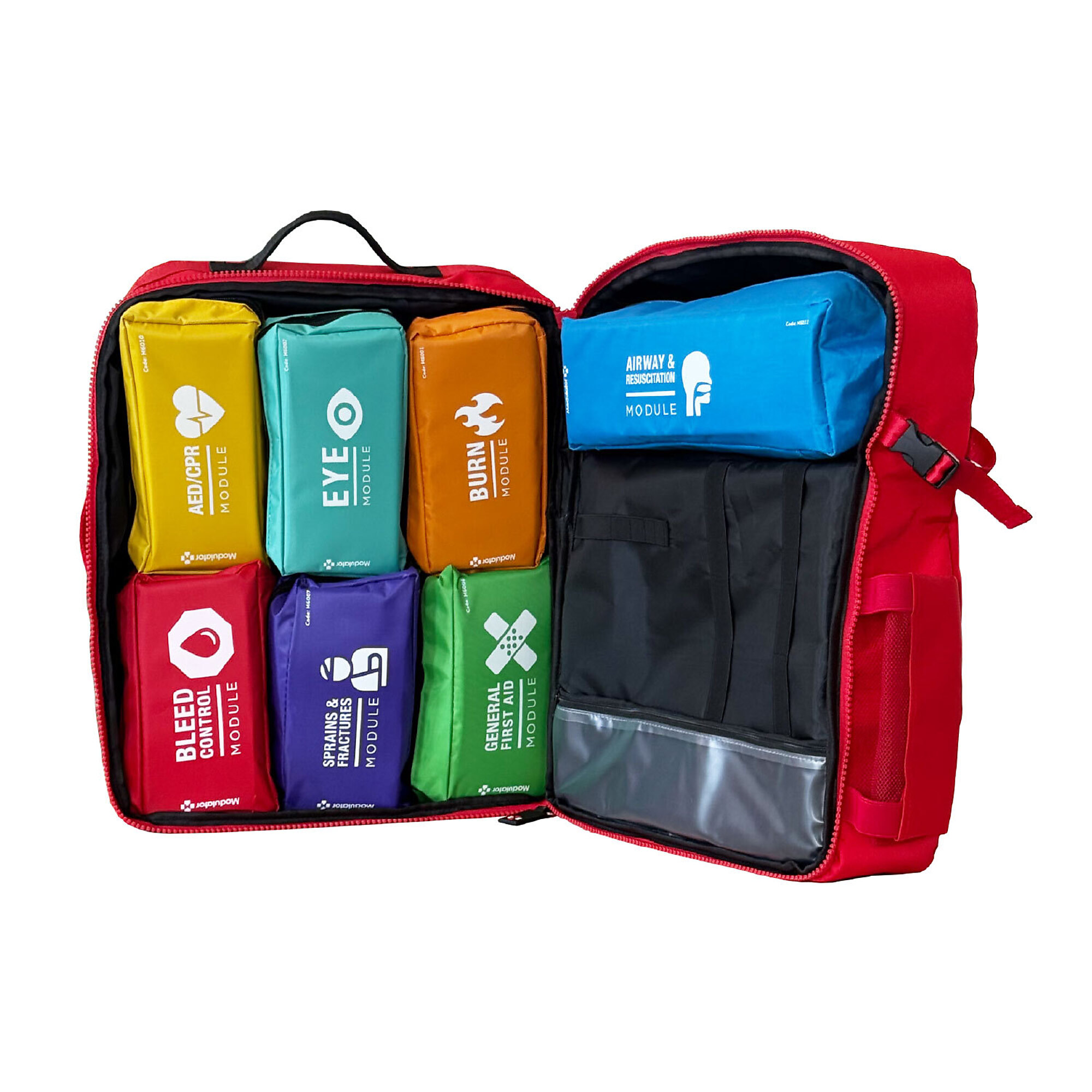 Aero Healthcare Modulator Trauma Backpack — ANSI Class B Compliant, Heavy-Duty, Without AED, Model# M600B-3