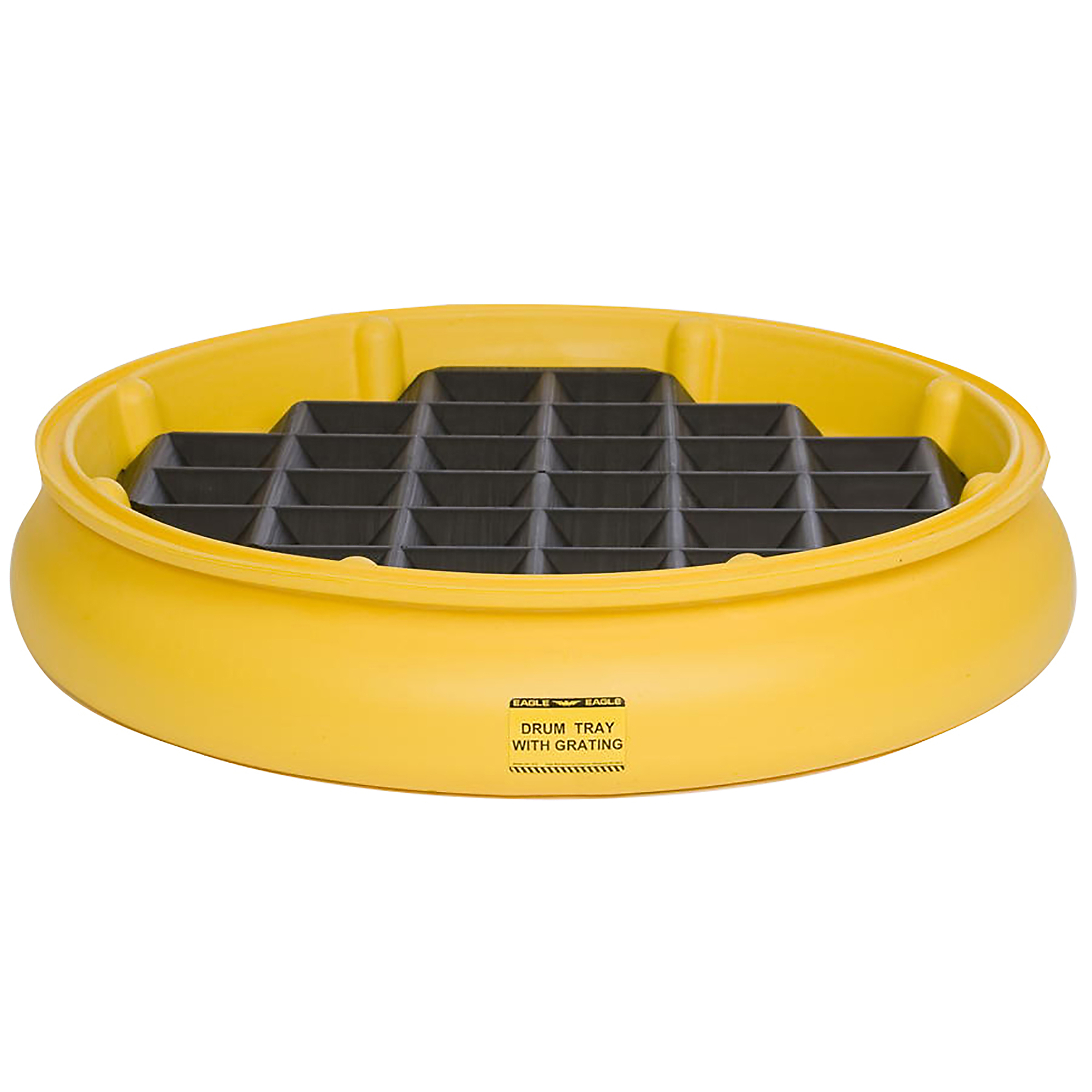 Eagle Drum Tray with Grating — High-Density Polyethylene, 1 Gal. Capacity, Model# 1615