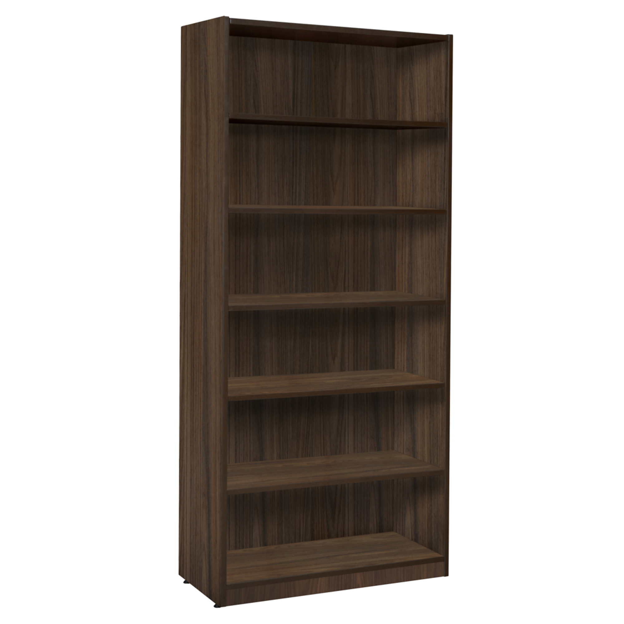 Regency Furniture Legacy Bookcase — 71in. Height, Neo Walnut, 5 Adjustable Shelves, Model# LBC7132NW