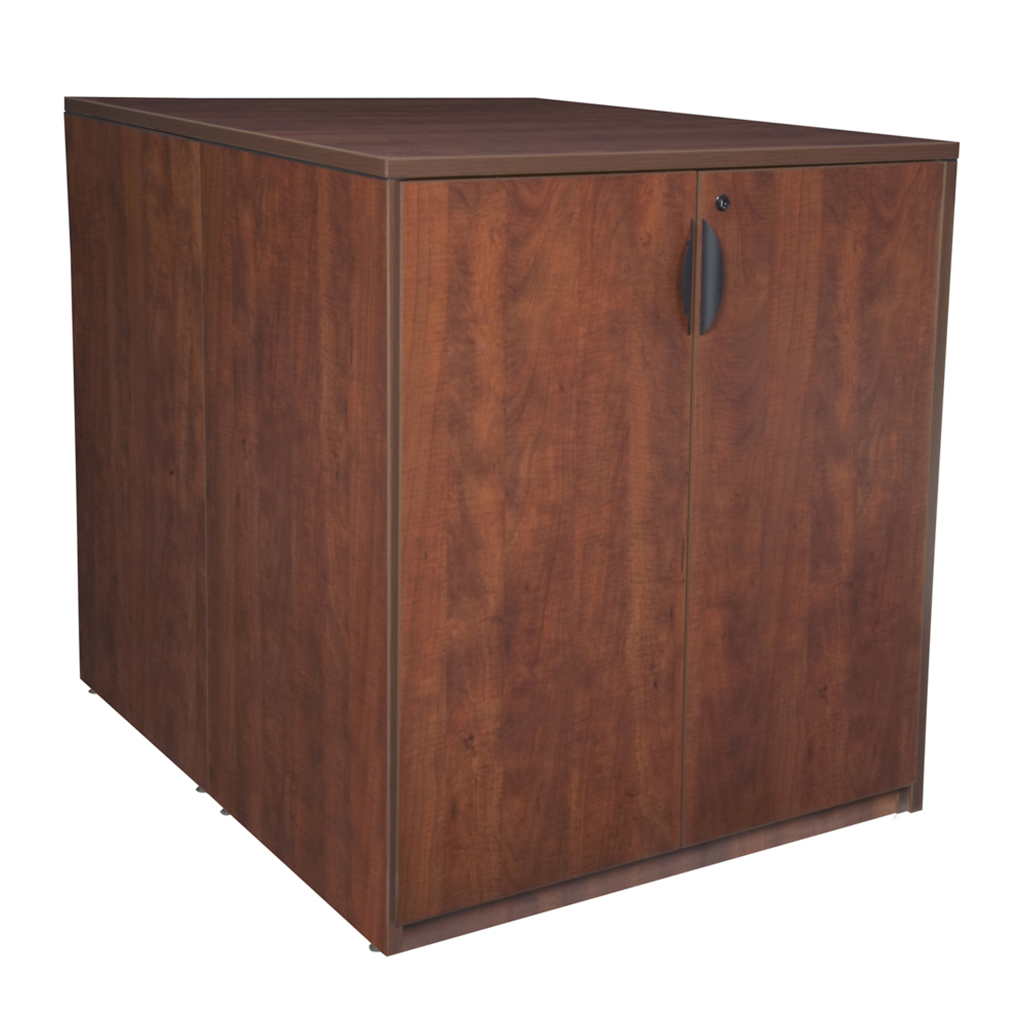 Regency Legacy Stand Up Back-to-Back Storage Cabinet — Cherry, Lockable Doors, Adjustable Shelves, Model# LSSCSC3646CH