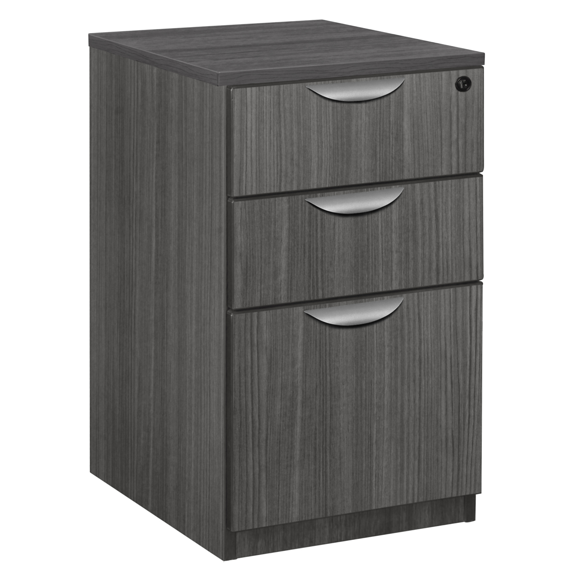 Regency Furniture Legacy Box Box File Cabinet — Ash Grey, Lockable Drawers, Model# LPDBBF22AG