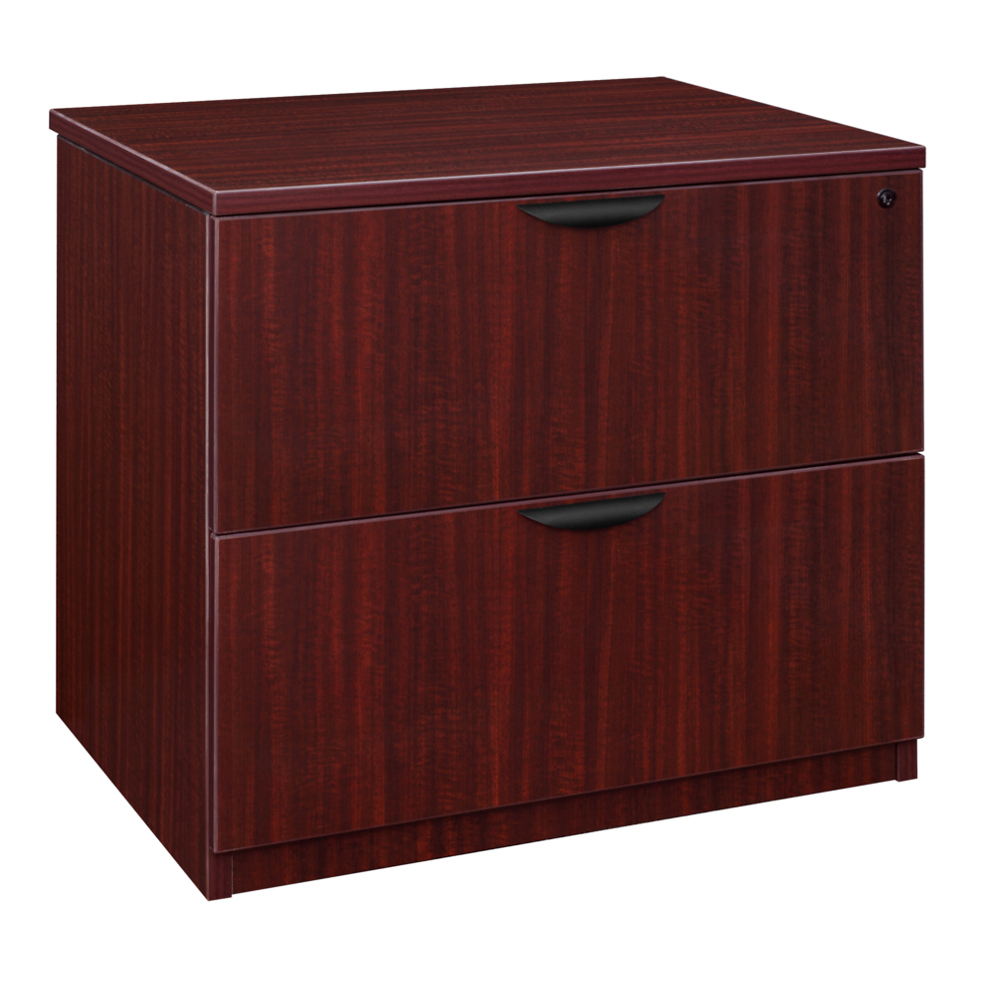 Regency Furniture Legacy Lateral File Cabinet — 2 Drawers, Lockable, Mahogany, Model# LPLF3624MH
