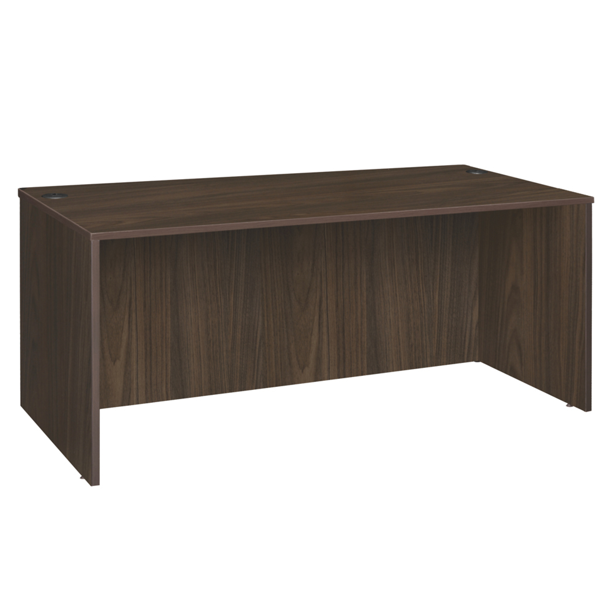 Regency Furniture Legacy Desk Shell — 71in., Neo Walnut, Adjustable Glides, Model# LDS7135NW
