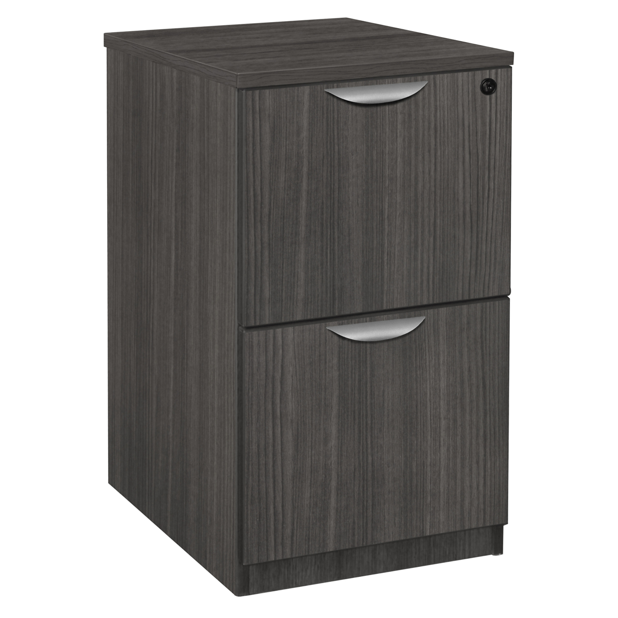 Regency Furniture Legacy 2-Drawer Wood File Cabinet — Ash Grey, Lockable, Model# LPDFF22AG