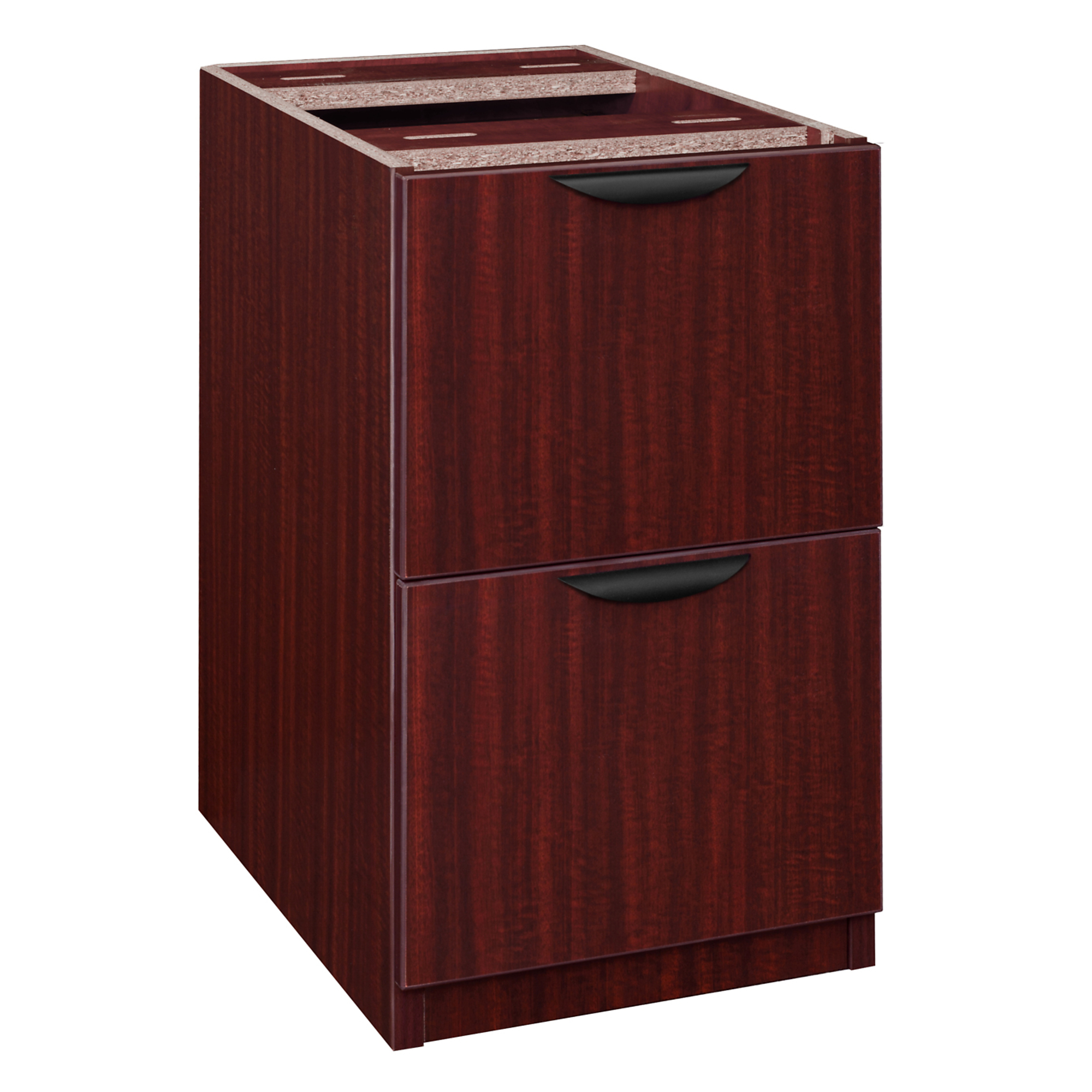 Regency Furniture Legacy File Pedestal Drawer Unit — 2 File Drawers, Mahogany, Lockable, Model# LPFF22MH