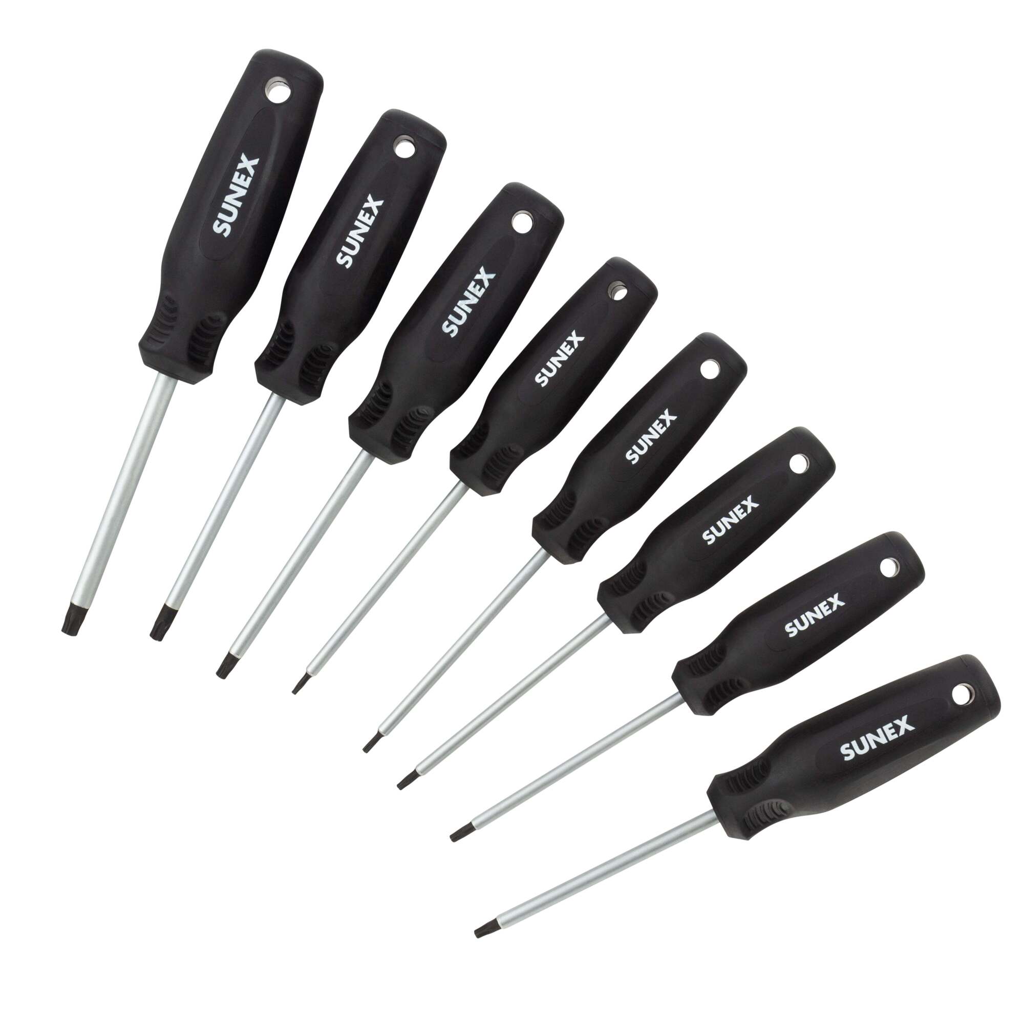 Sunex Tools Torx Magnetic Screwdriver Set — 8-Piece, EVA Foam Tray, Model# SXTSD8