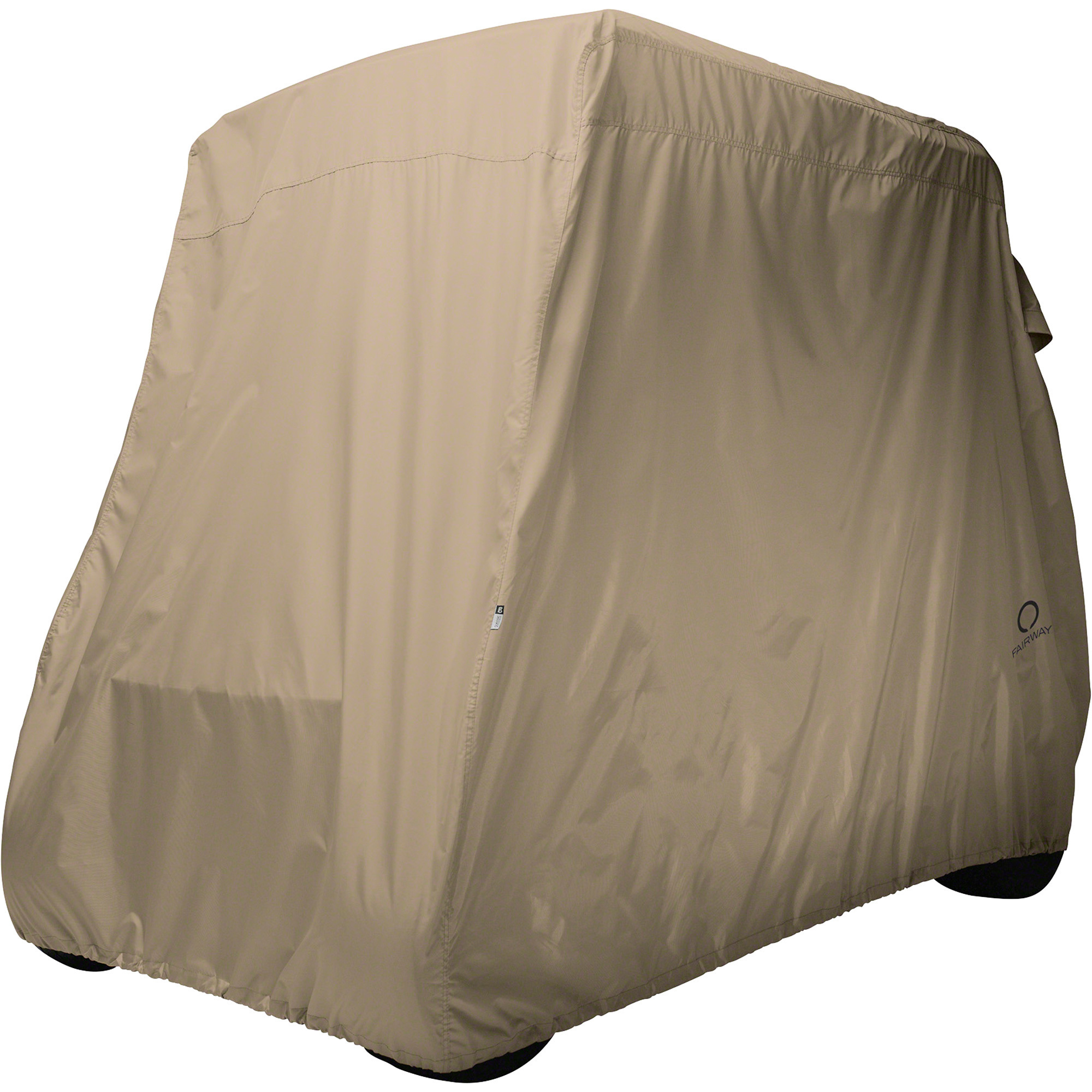 Classic Accessories Fairway Golf Cart Cover, Light Khaki, Long Roof, Model# 40-039-345801-00