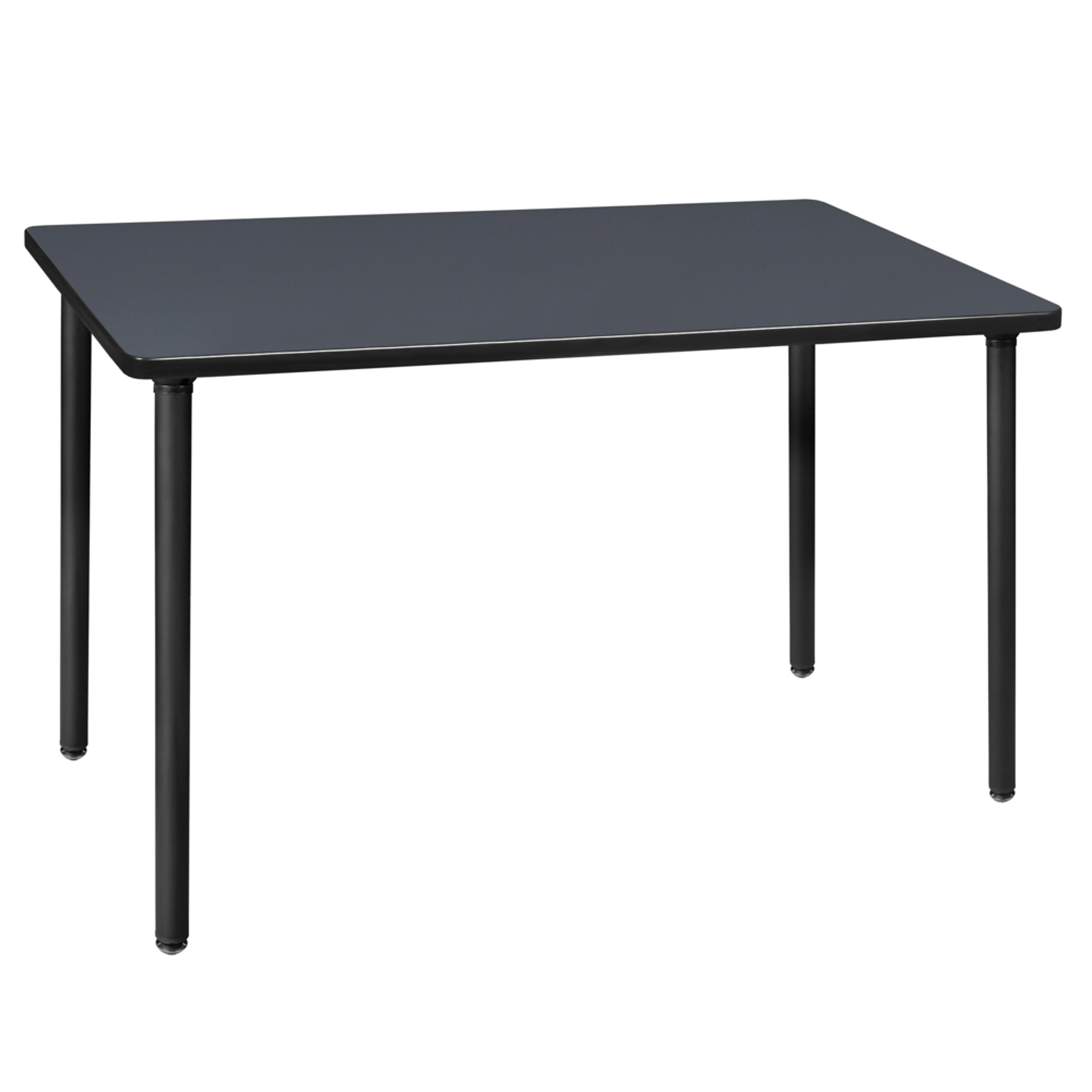 Regency Kee Folding Training Seminar Table — 42in. x 24in., Grey Top, Black Legs, Model# MTF4224GYBK