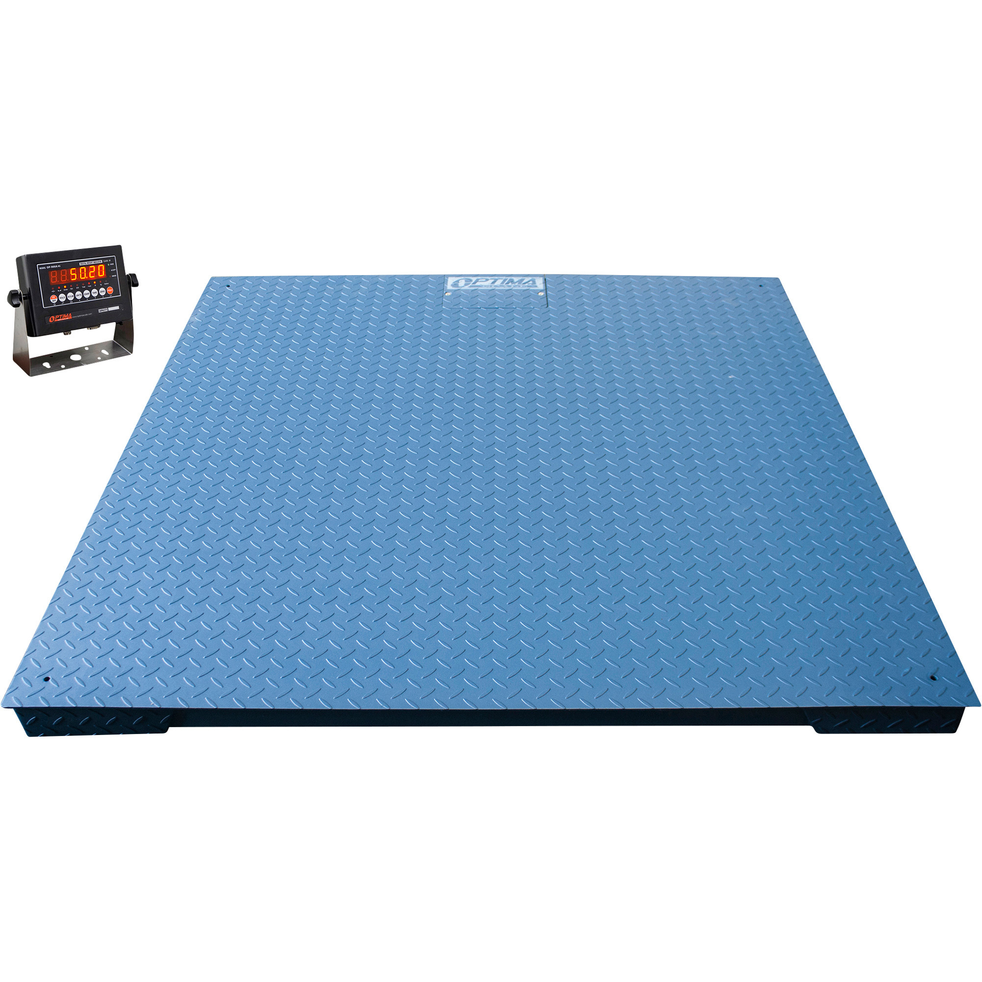 Optima Scale 60in. x 48in. Floor Scale, 5000-Lb. Capacity, 2-lb. Display Increments, Model# OP-916-4X4-5K