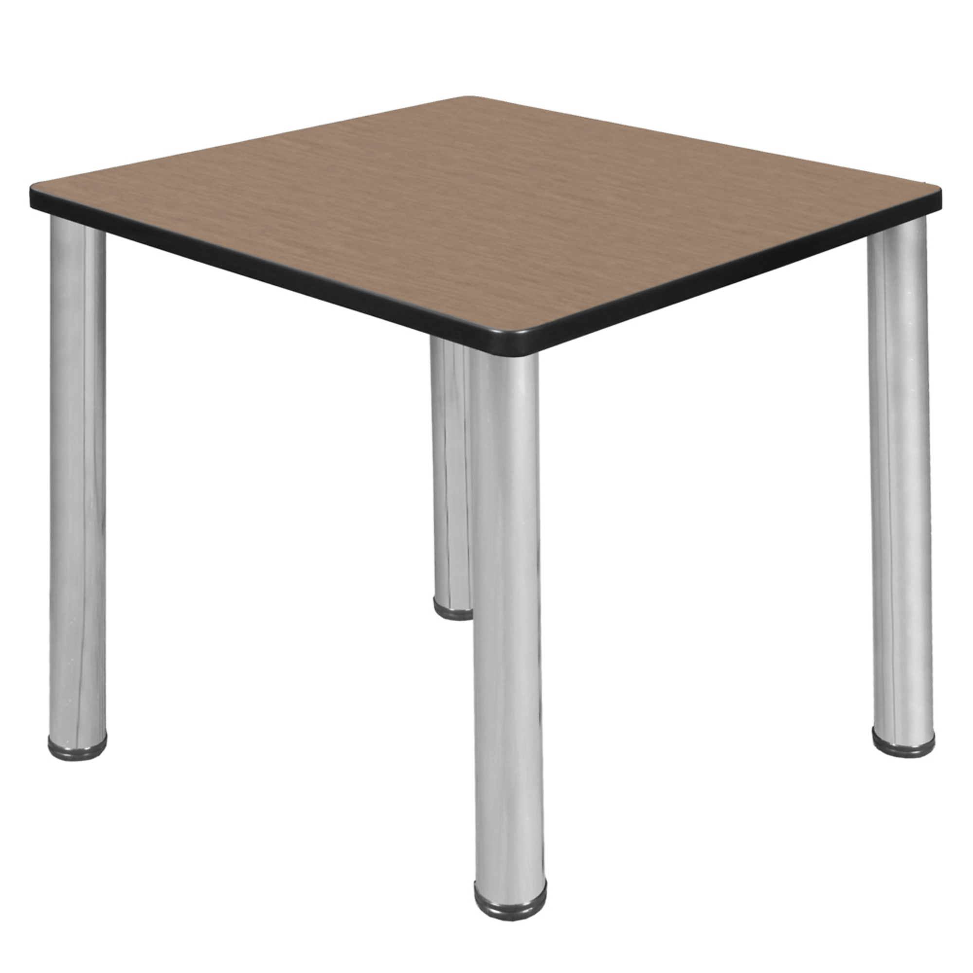 Regency Kee Small Square Breakroom Table — 30in., Noble Oak Top, Chrome Legs, Model# TB3030NOBPCM