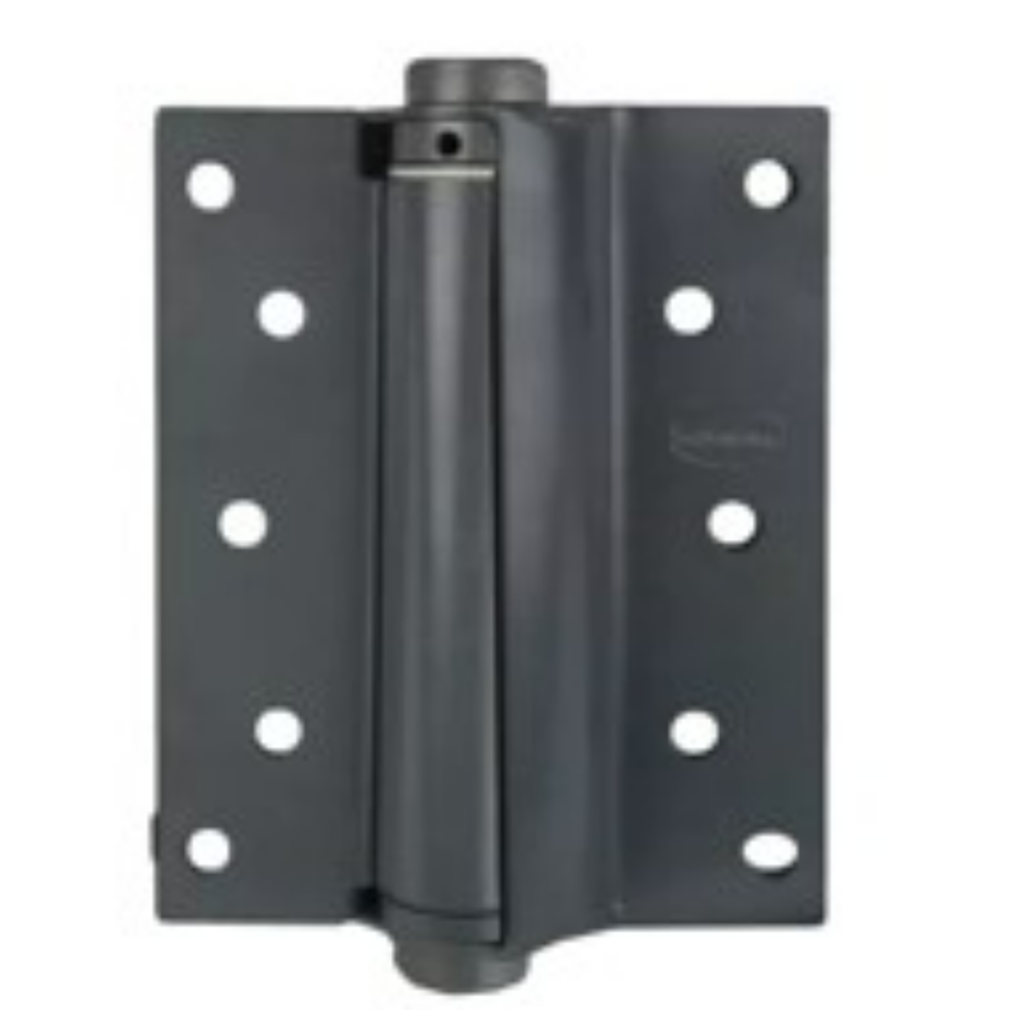 Trans Atlantic Single Acting Barrel Spring Door Hinge — 7in. x 7in., Prime Coat, Squared Radius, Non-Removable Pin, Set of 2, Model# DH-5500SA77-USP