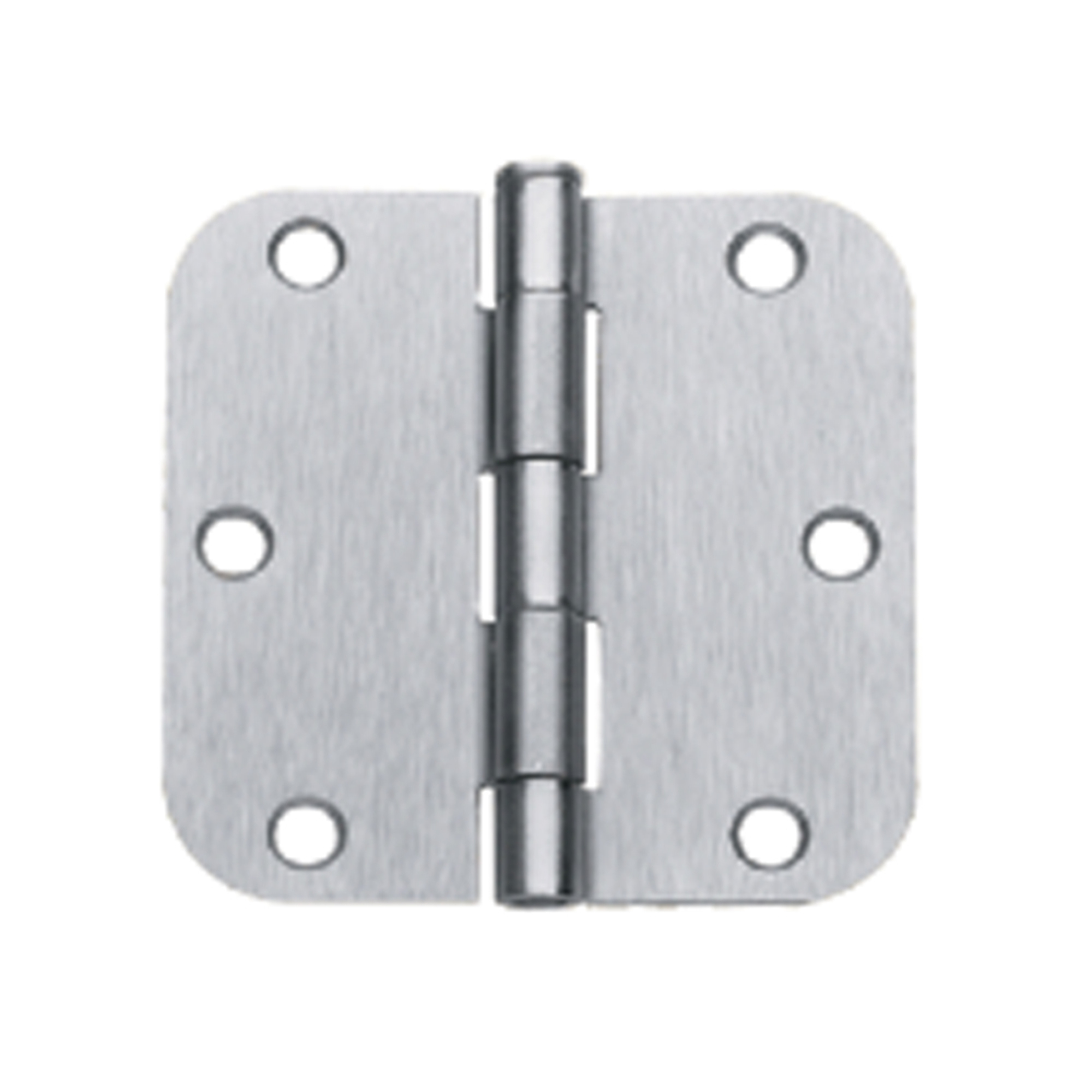 Global Door Controls Heavy-Duty Ball Bearing Commercial Hinges — 5in. x 4.5in., Brushed Chrome, Steel, Set of 3, Model# CPH5045BB-26D-3