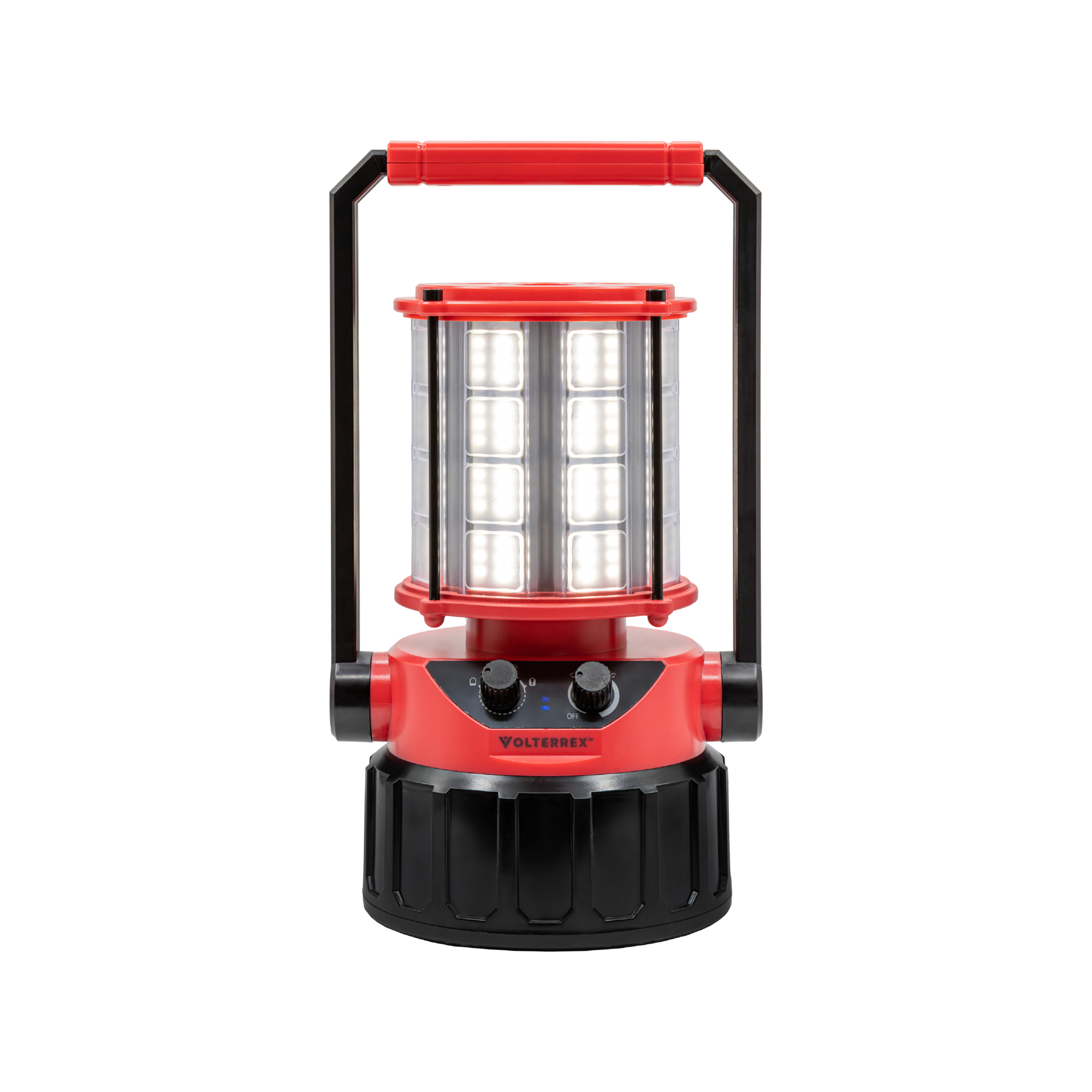 Volterrex Cordless LED Pro Lantern — 4000 Lm, 8Ah Li-Ion Battery, 4 Illumination Modes, Mounting Accessories, Model# VT-48W-G1