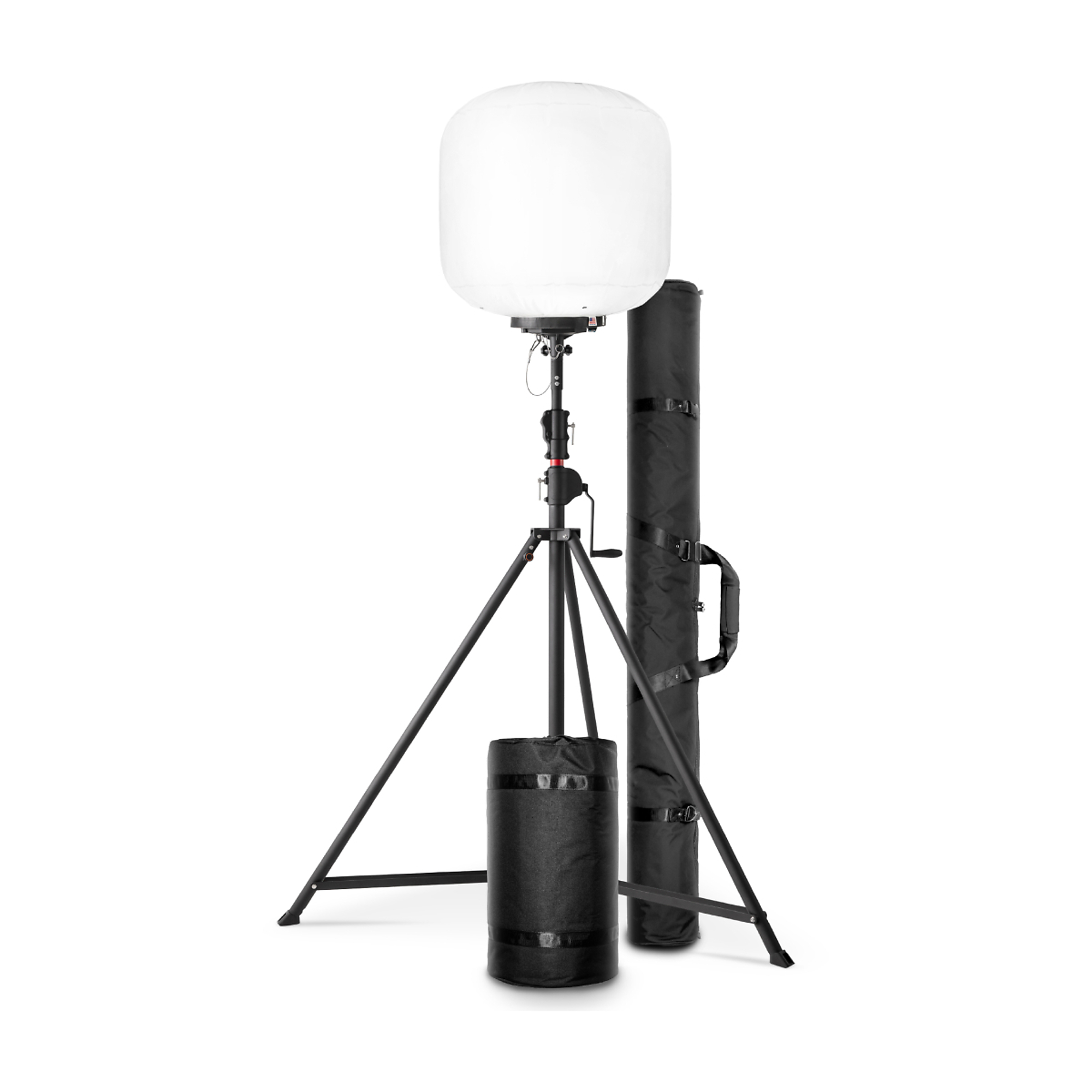 Volterrex LED Balloon Light Tower Kit — 102000 Lumens, 12ft. Adjustable Tripod Stand, 25ft. Power Cord, Wireless Remote Control, 10 Brightness Levels, ETL Certified, Model# VT-700W-G2