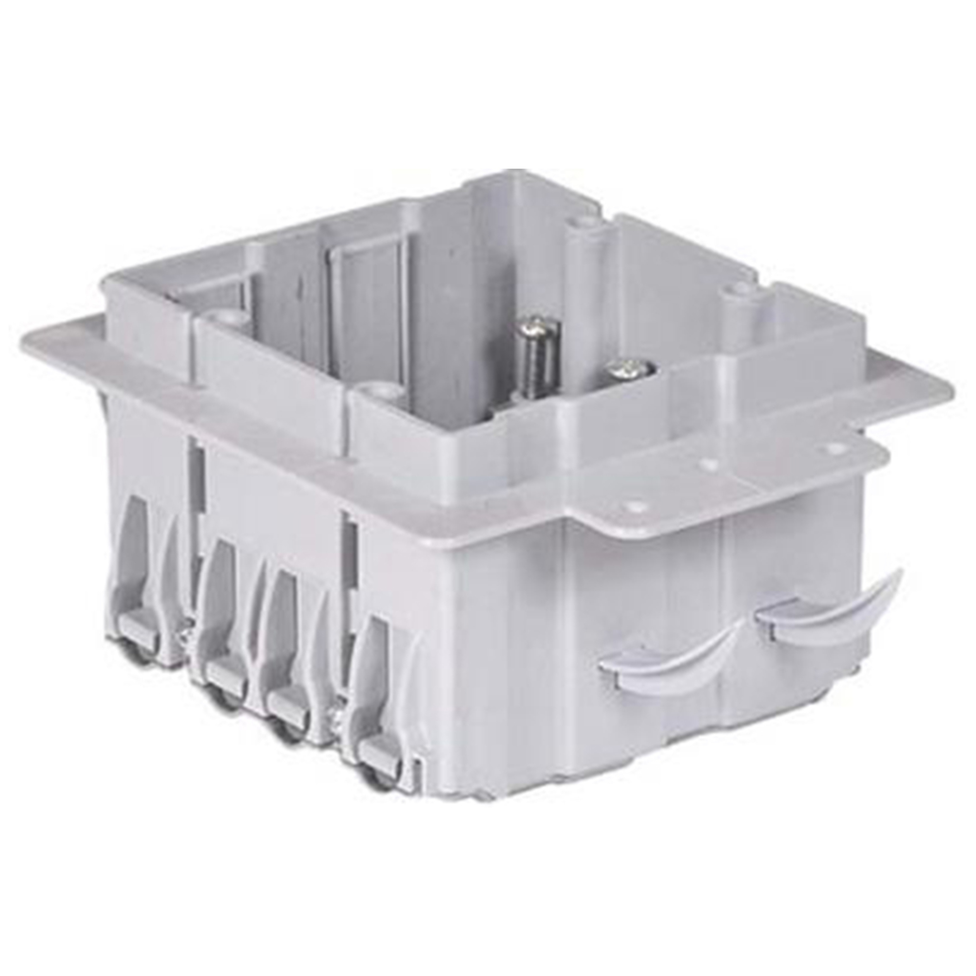 INEXO Double Gang Commercial ICF Electrical Box — Patented Teeth Design, Model# ICF2CLU