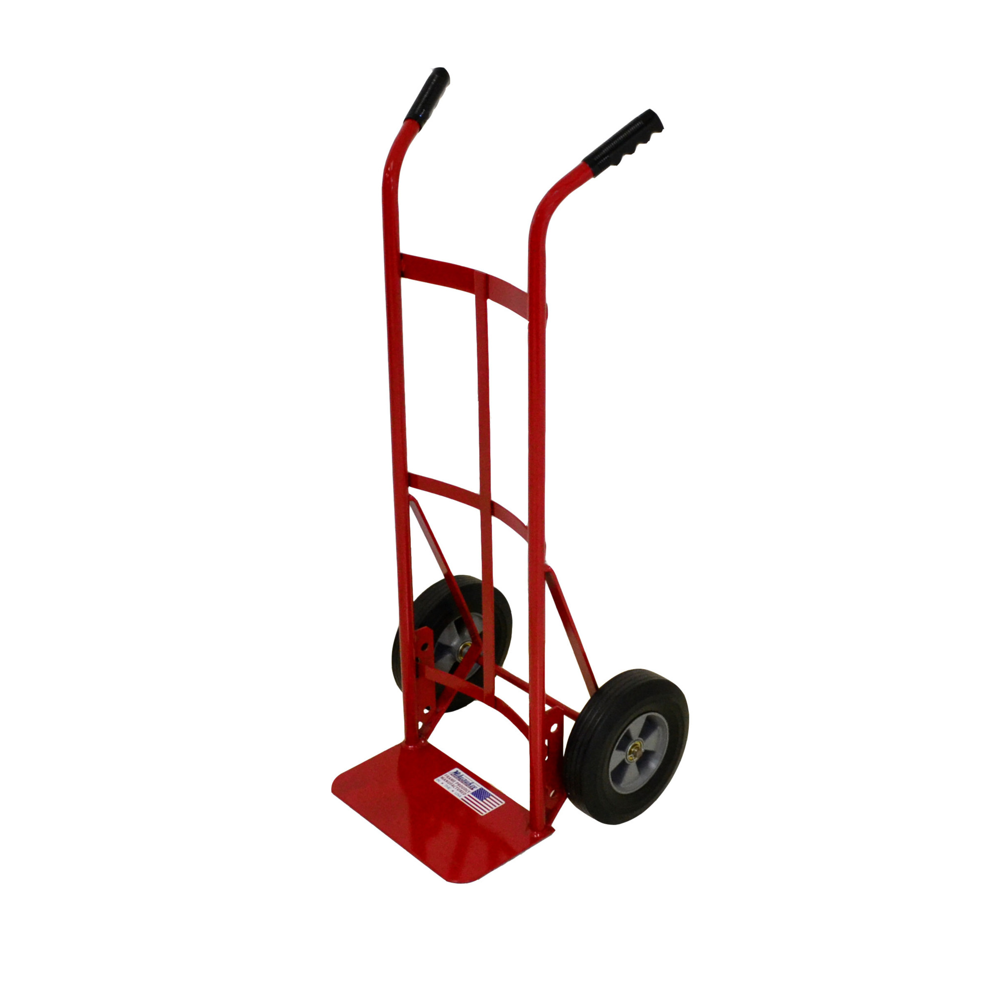 Milwaukee Hand Trucks Dual Handle Hand Truck — 800-Lb. Capacity, Steel, 10in. Puncture-Proof Tires, Model# DC47132