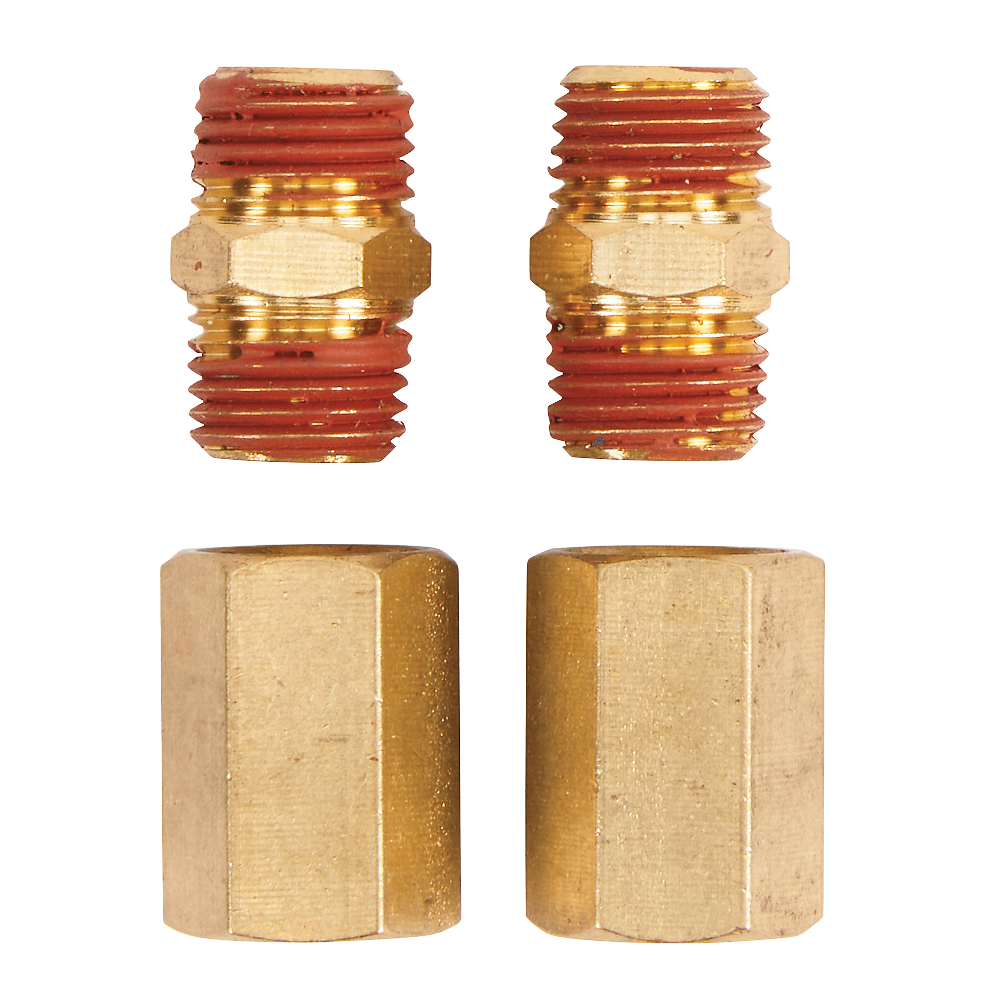 Klutch 1/4in. NPT Coupler Combo Pack, 4-Pc., F-F and M-M, Brass, Corrosion Resistant