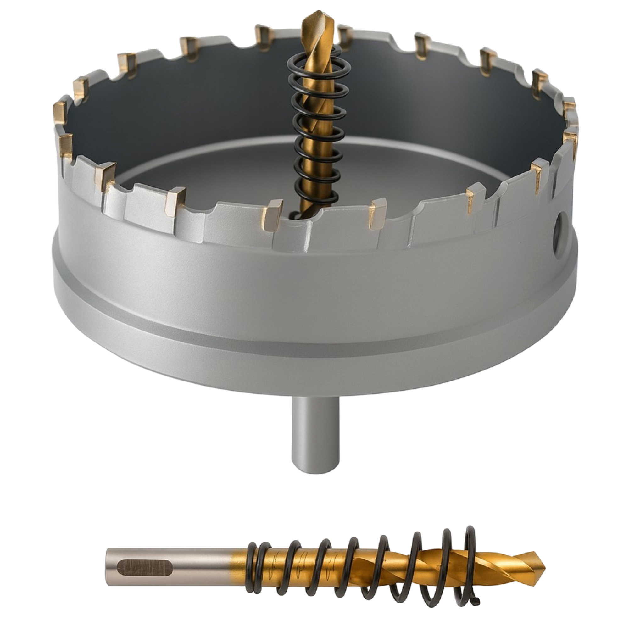 MonoPro Tungsten Carbide Tipped Hole Saw — 4in., For Hard Metal, Stainless Steel, Cast Iron, Model# HS-200