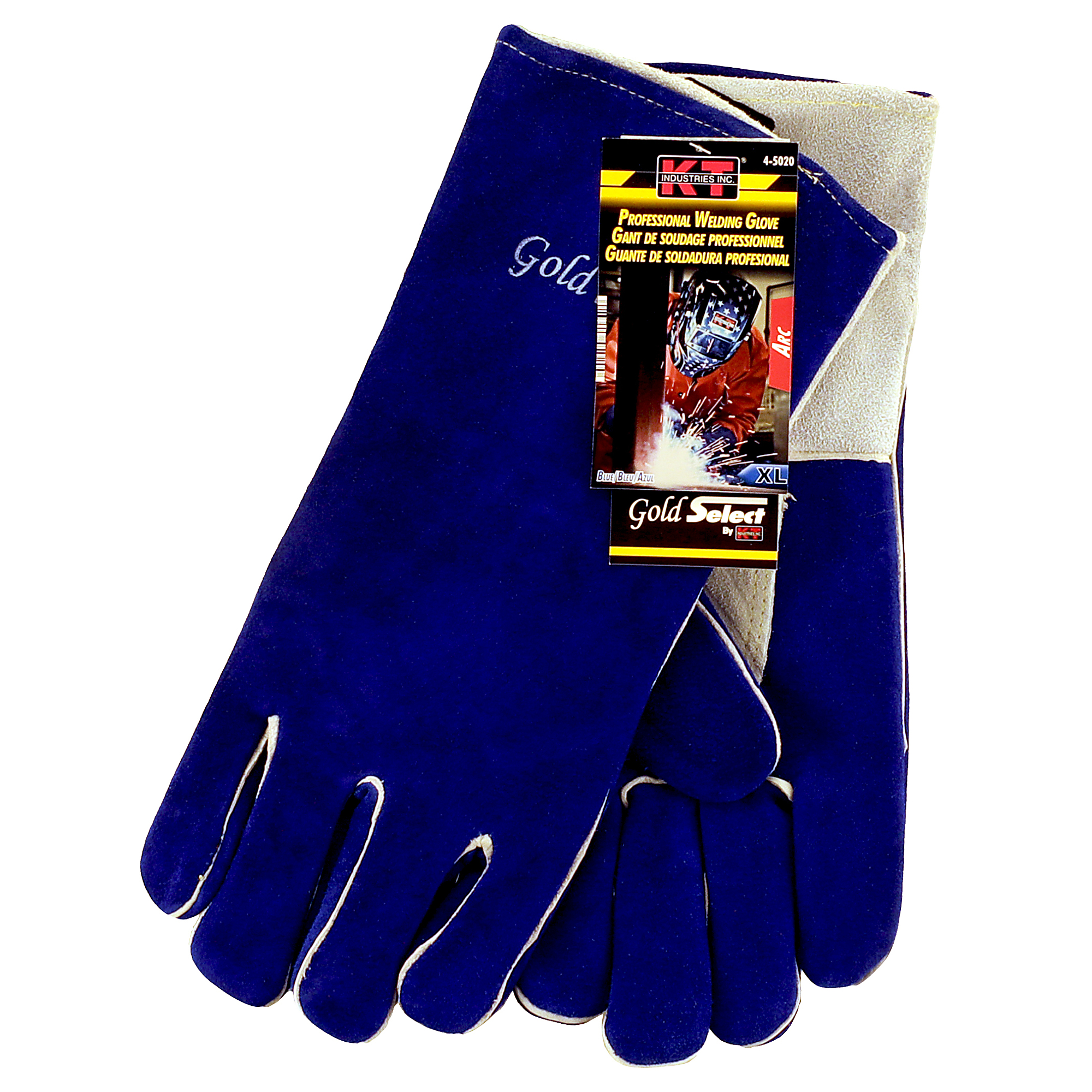 K-T Industries PREMIUM GRADE BLUE WELDING GLOVE XL
