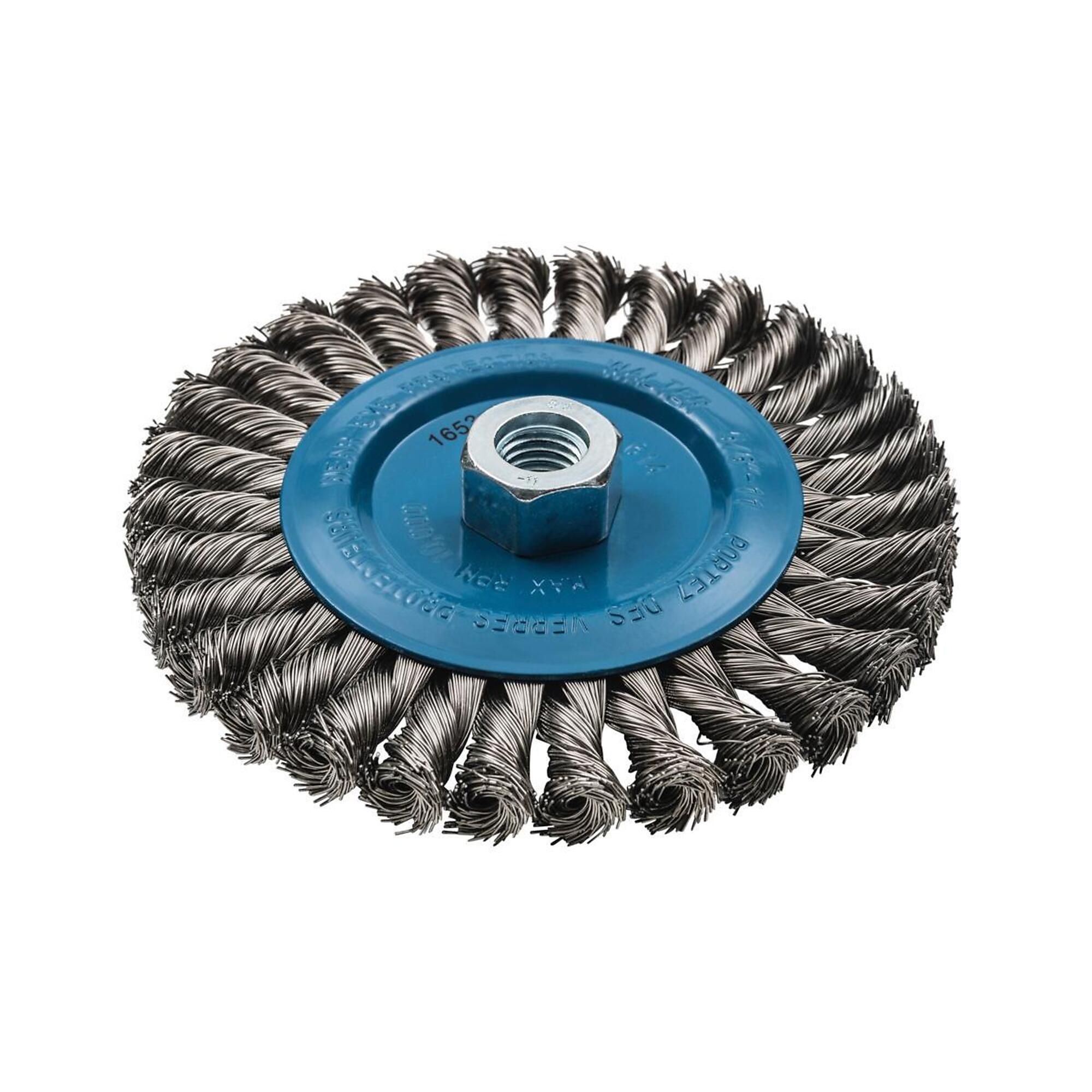 Walter Knot Wire Brush — 6in. x 3/8in. x 5/8in., Stainless Steel, Model# 13L614