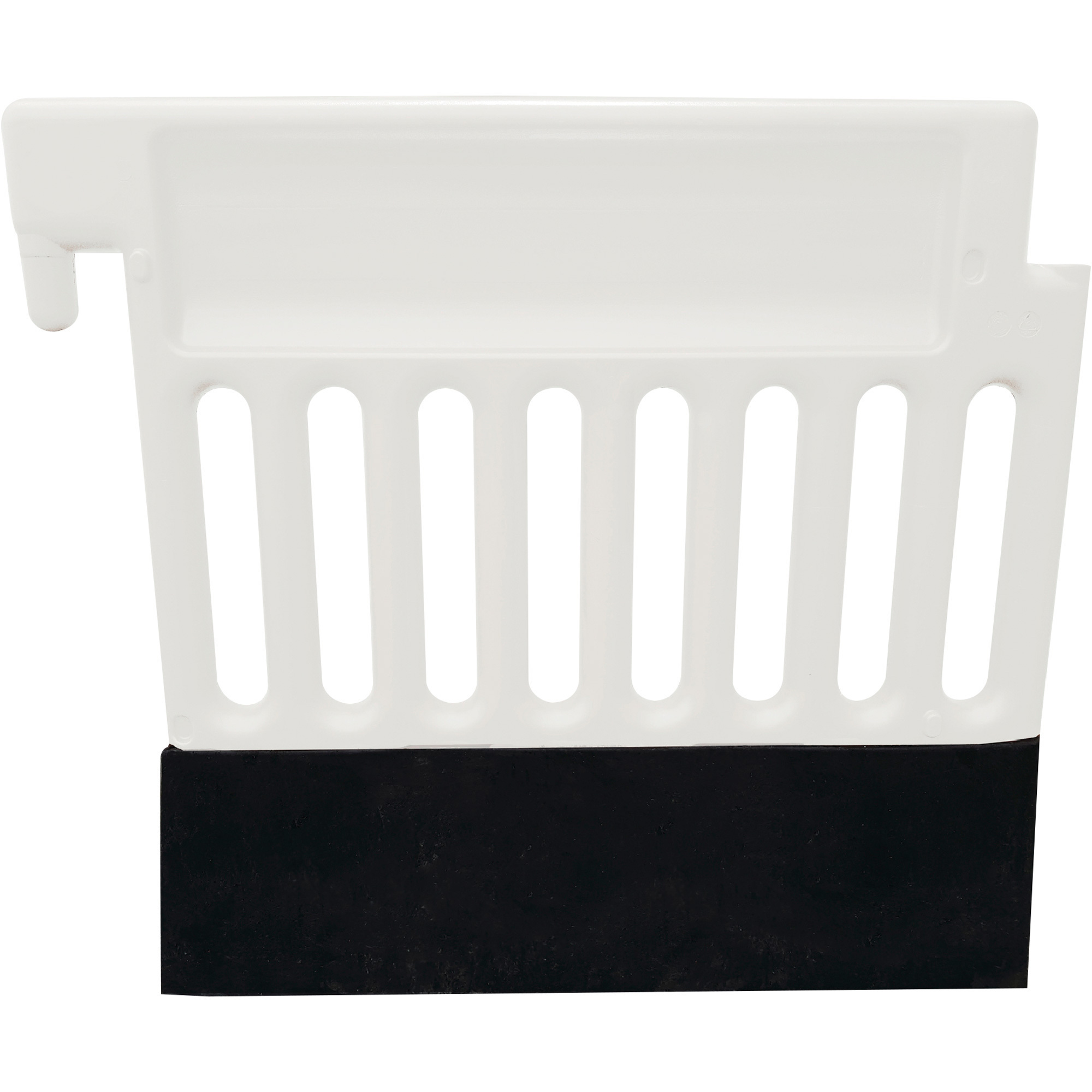 Plasticade Stongwall ADA Compliant Barricade, White, Model# CSP-SW38-W-ADA35B