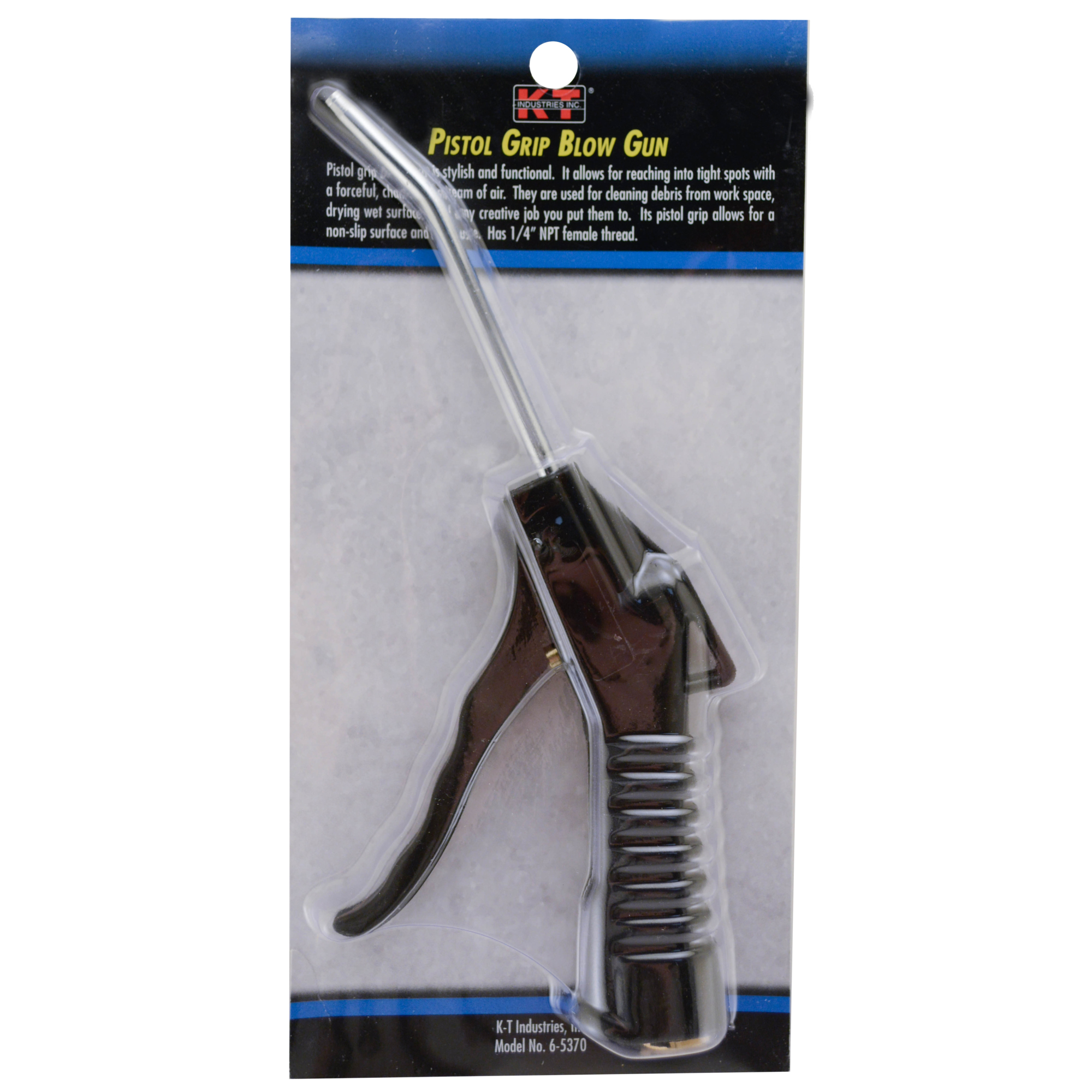 K-T Industries Pistol Grip Blow Gun with 4in. Extension — 1/4in. NPT Female Thread, Model# 6-5370