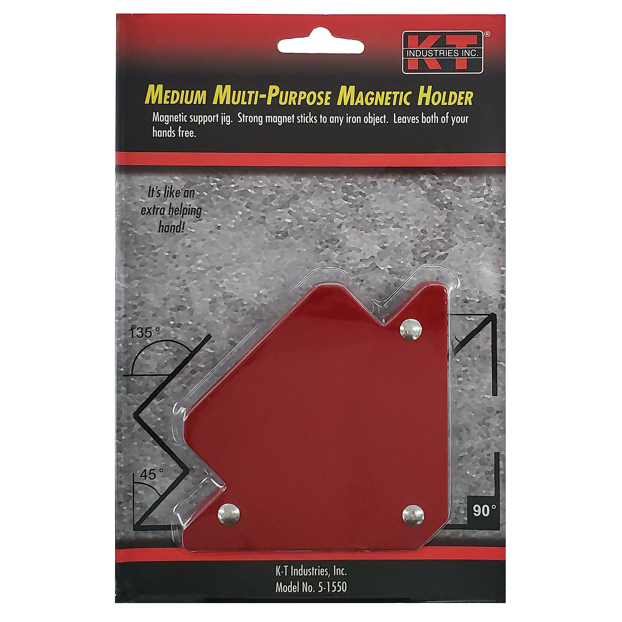 K-T Industries Medium Magnetic Holder — Anisotropic Ferrite Magnet, Model# 5-1550