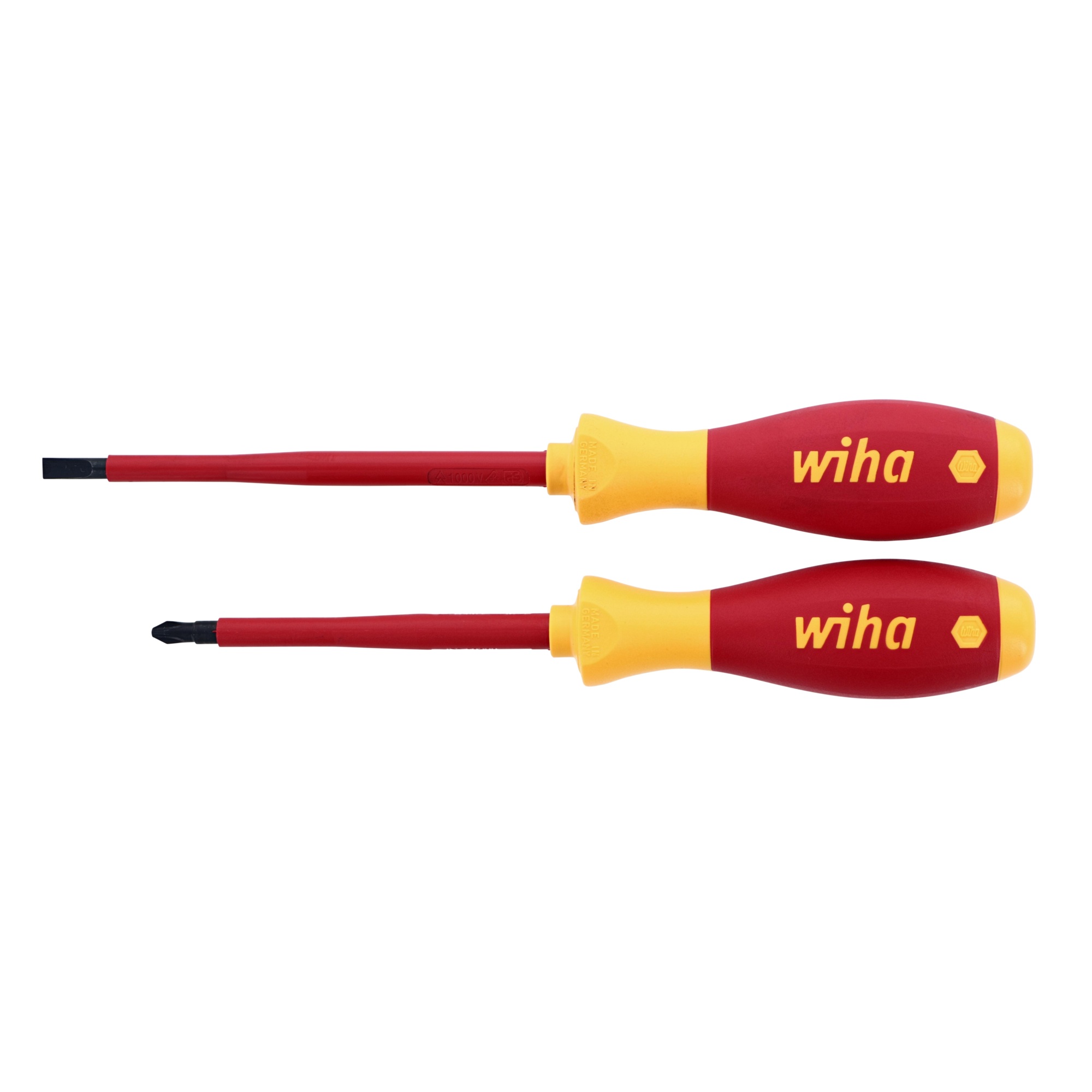 Wiha Tools 2 Piece Insulated SoftFinish Screwdriver Set, Model #32105