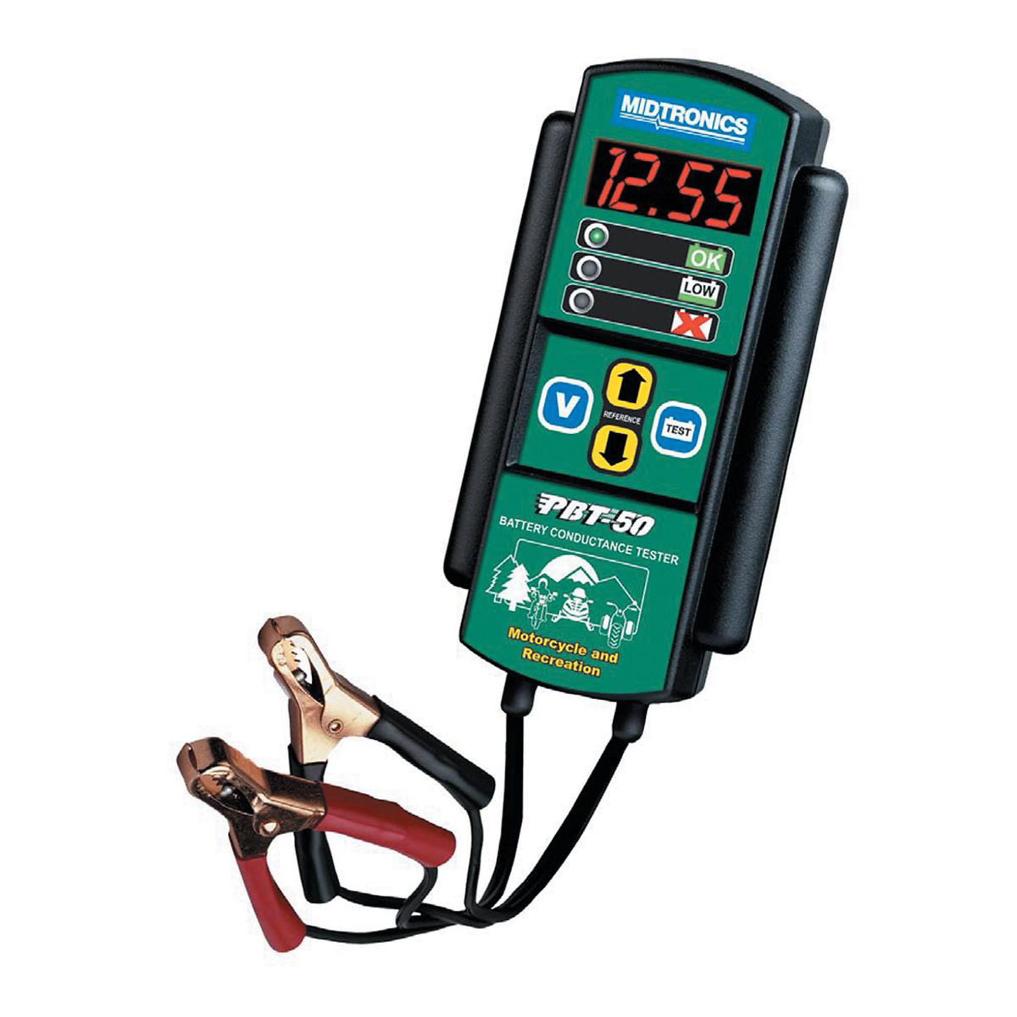 Midtronics Powersports Battery Tester — 12V, Voltmeter Mode, Reverse ...