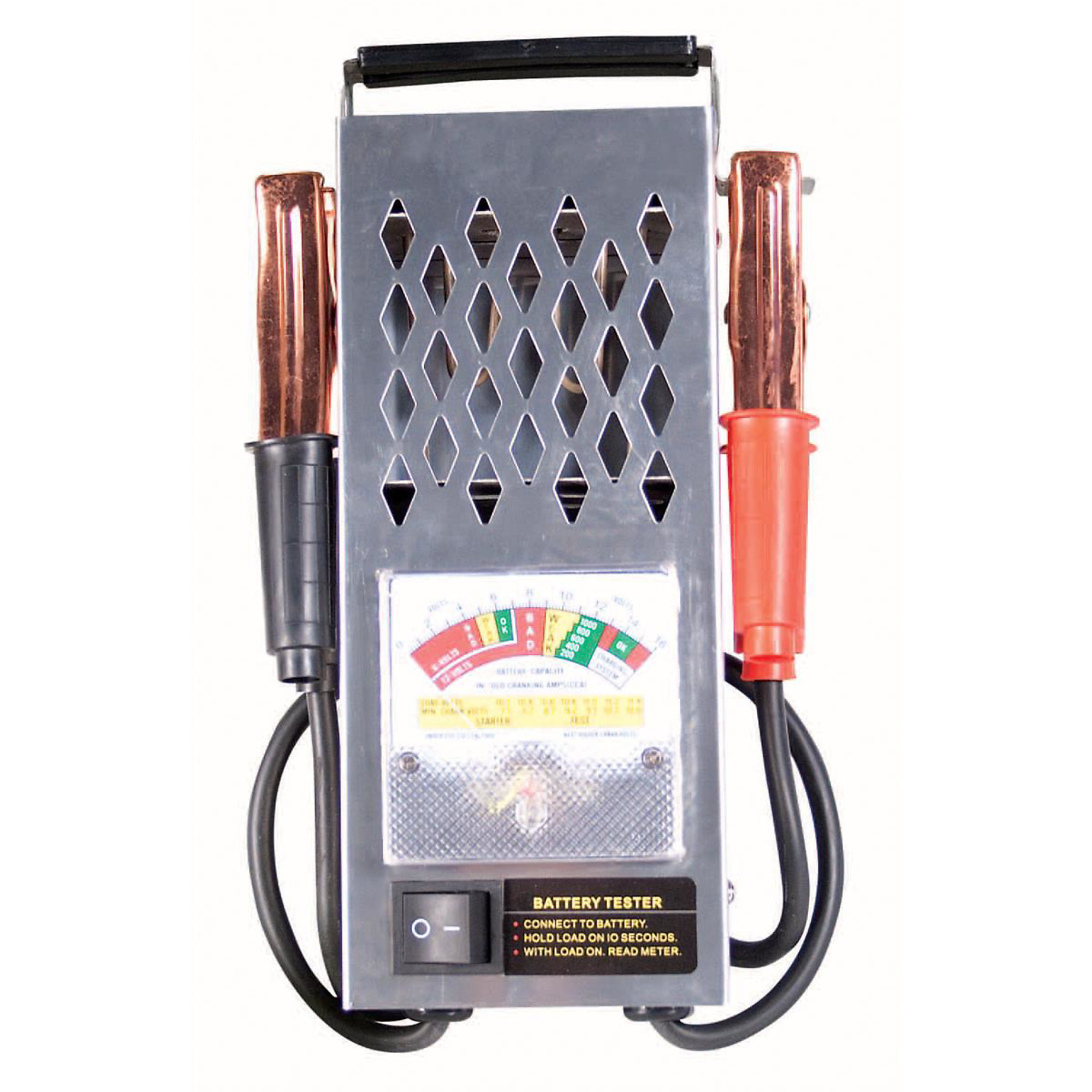 FJC Battery Tester — 100 Amp, 6V/12V, 10-Second Load Test, Model# FJC45110