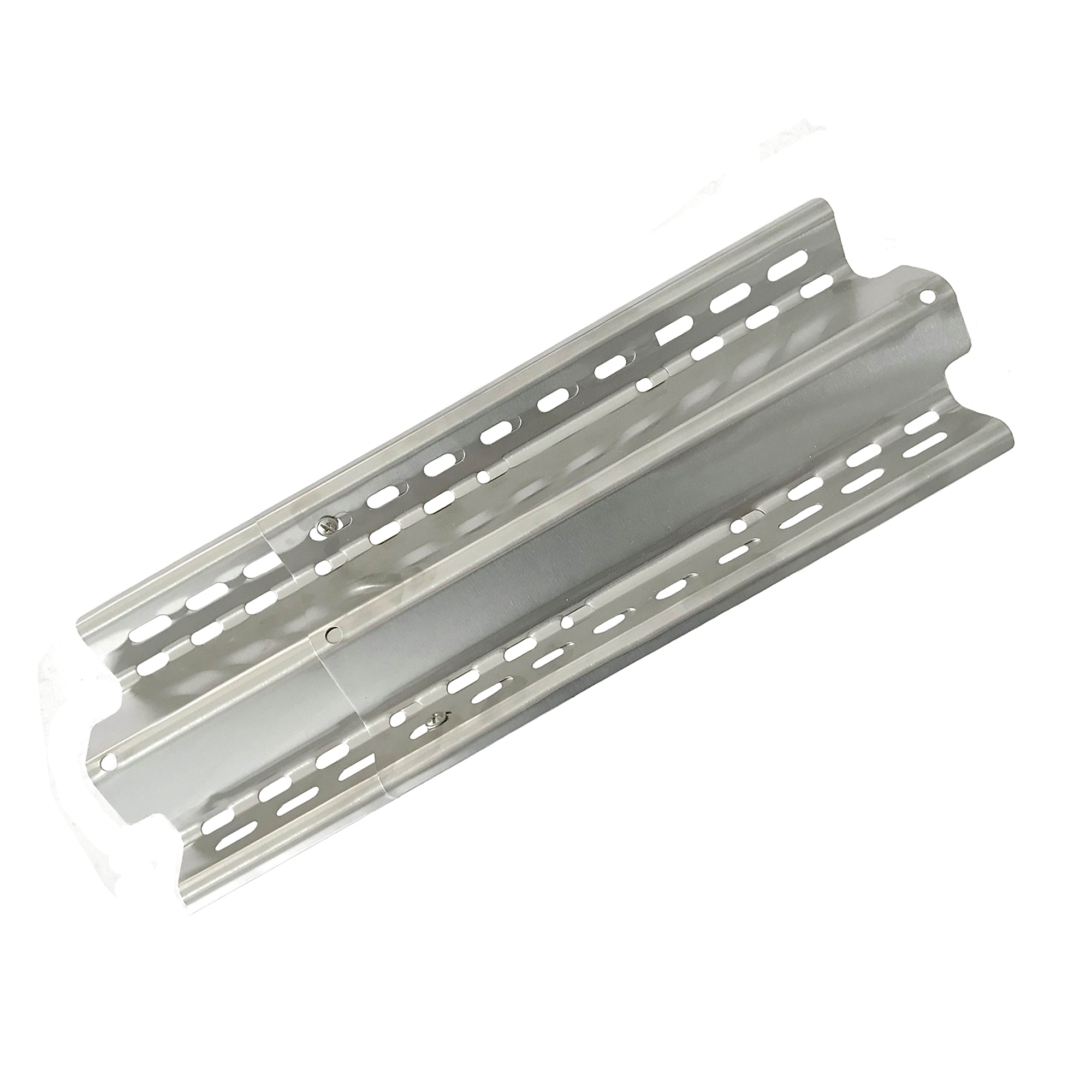 Avenger Universal Adjustable Porcelain-Coated Steel Heat Plate Shield Kit — 6in. Width, Extends 15.8in. to 18.8in., Set of 4, Model# 670-0003