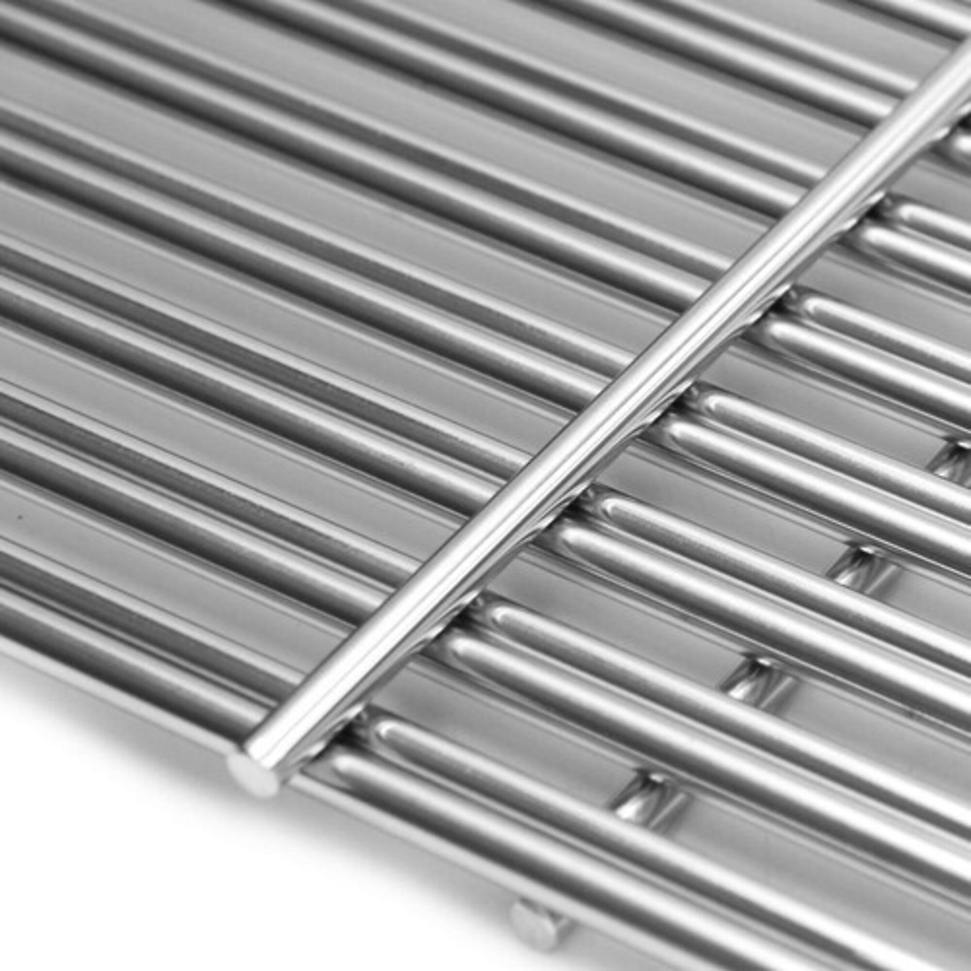 Avenger 591S3 19 1/4 Inch Stainless Steel Cooking Grates Replacement for Select Gas Grills Models by Brinkmann, Charmglow, Costco, Jenn Air, Members Nexgrill, Perfect Flame SAMS Club and Others - Set of 3